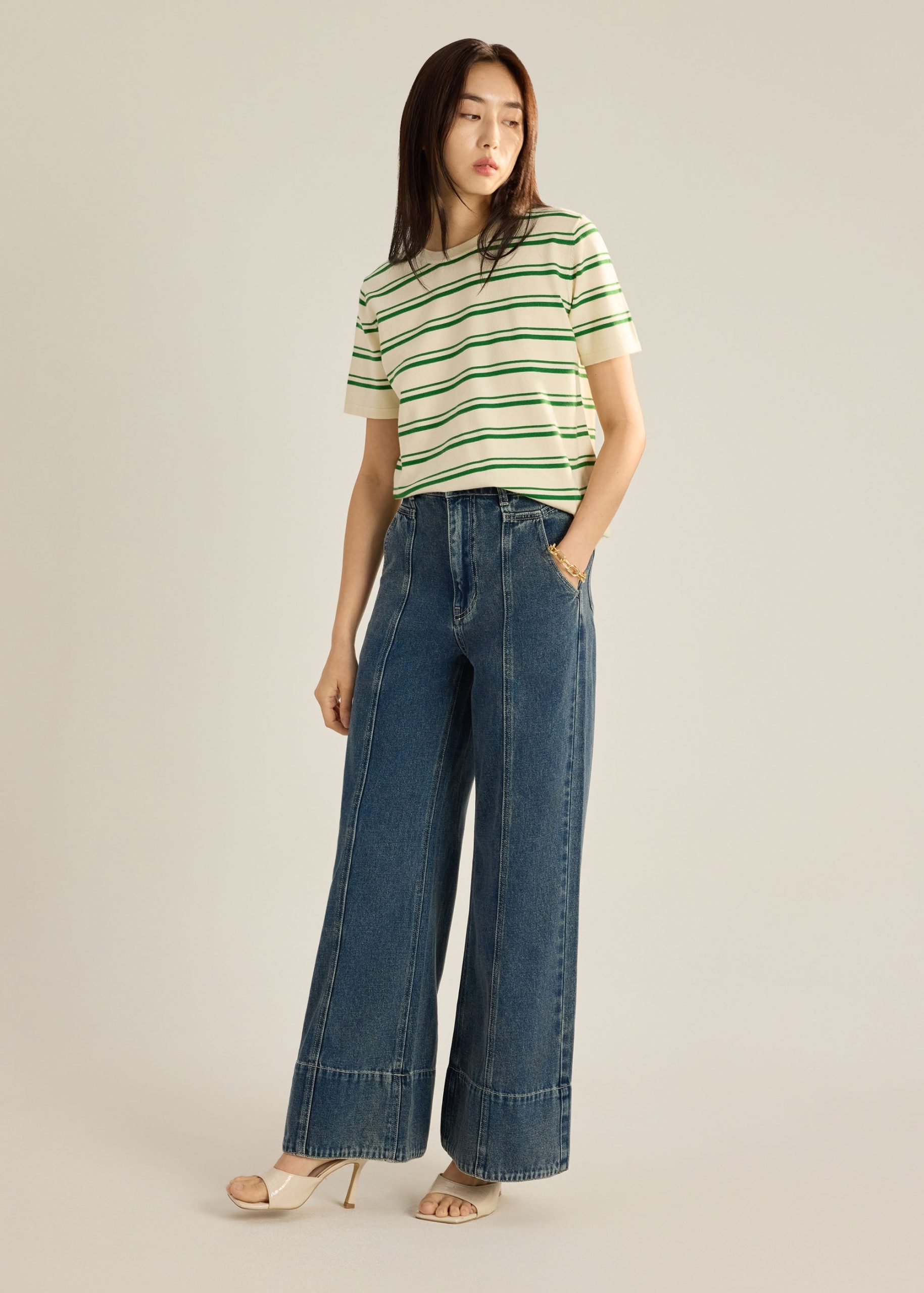Alex Striped Knit Tee - Image 7