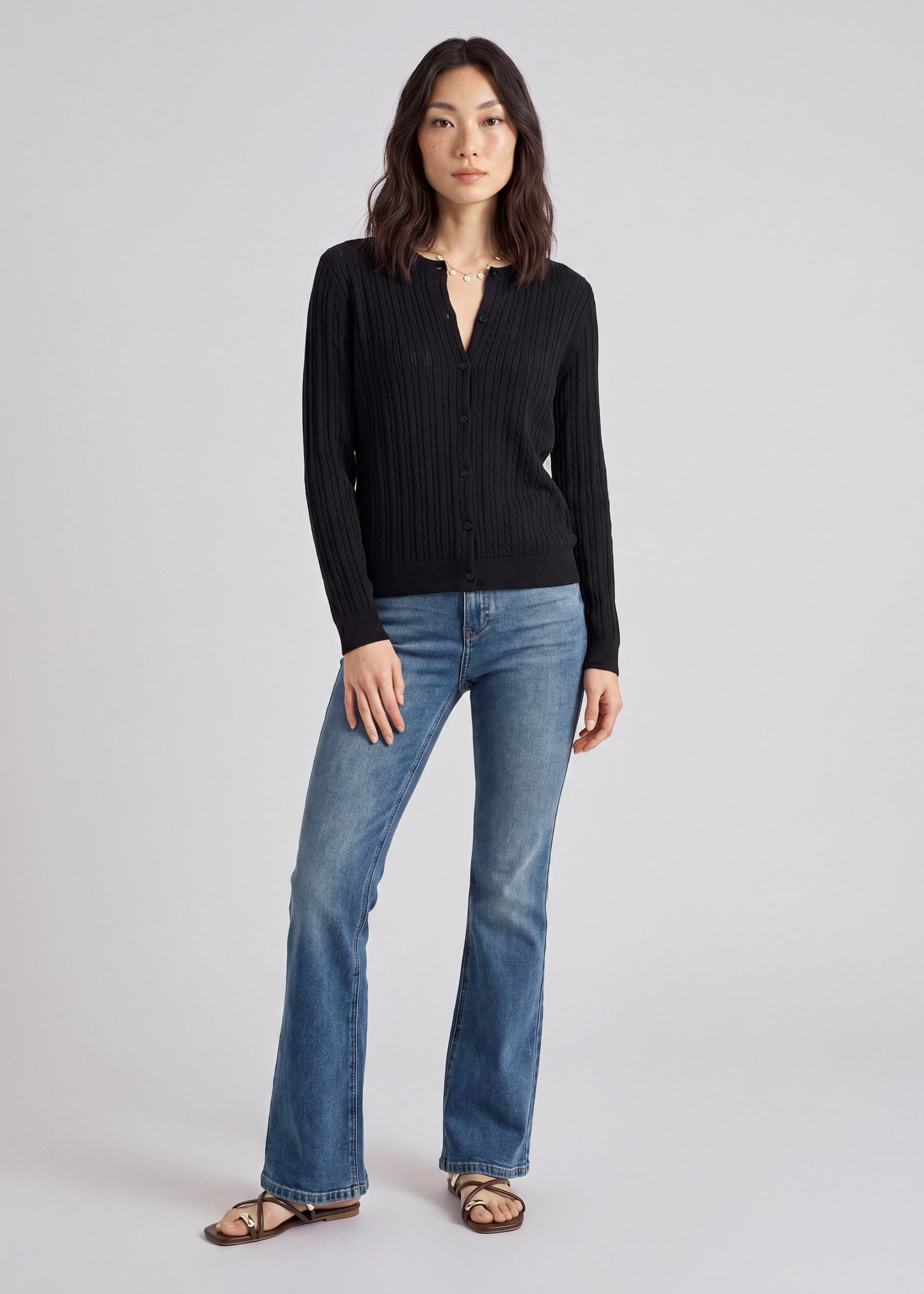 Cable Knit Cardigan - Image 2