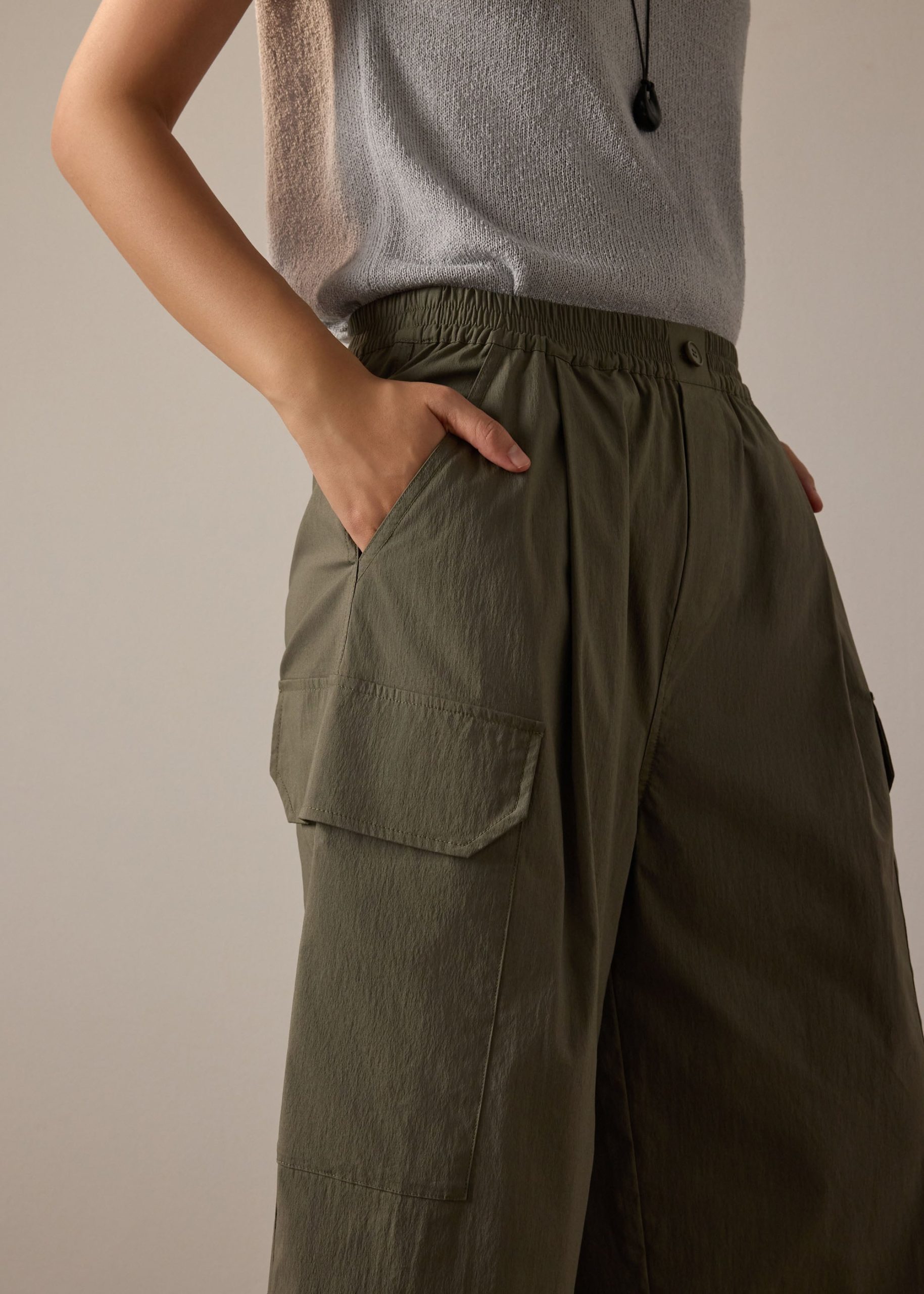 Peg Leg Cargo Pants - Image 11
