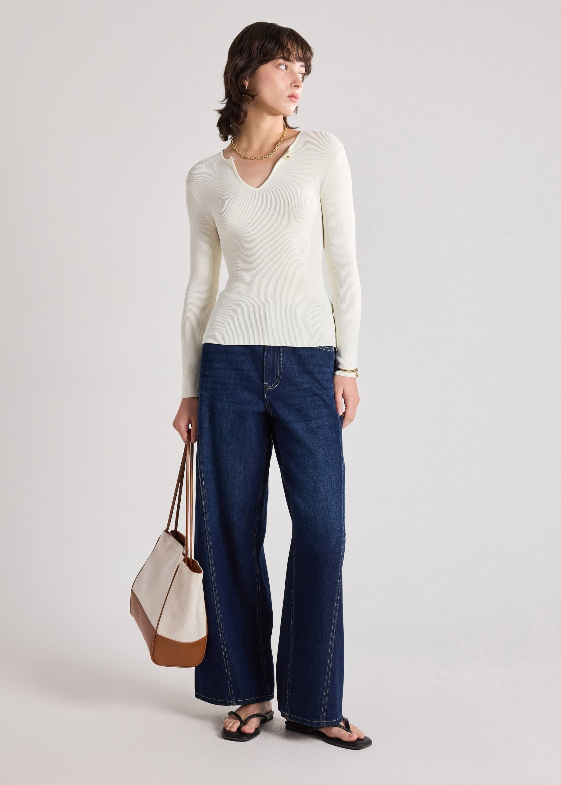 Knit Keyhole Top - Image 7