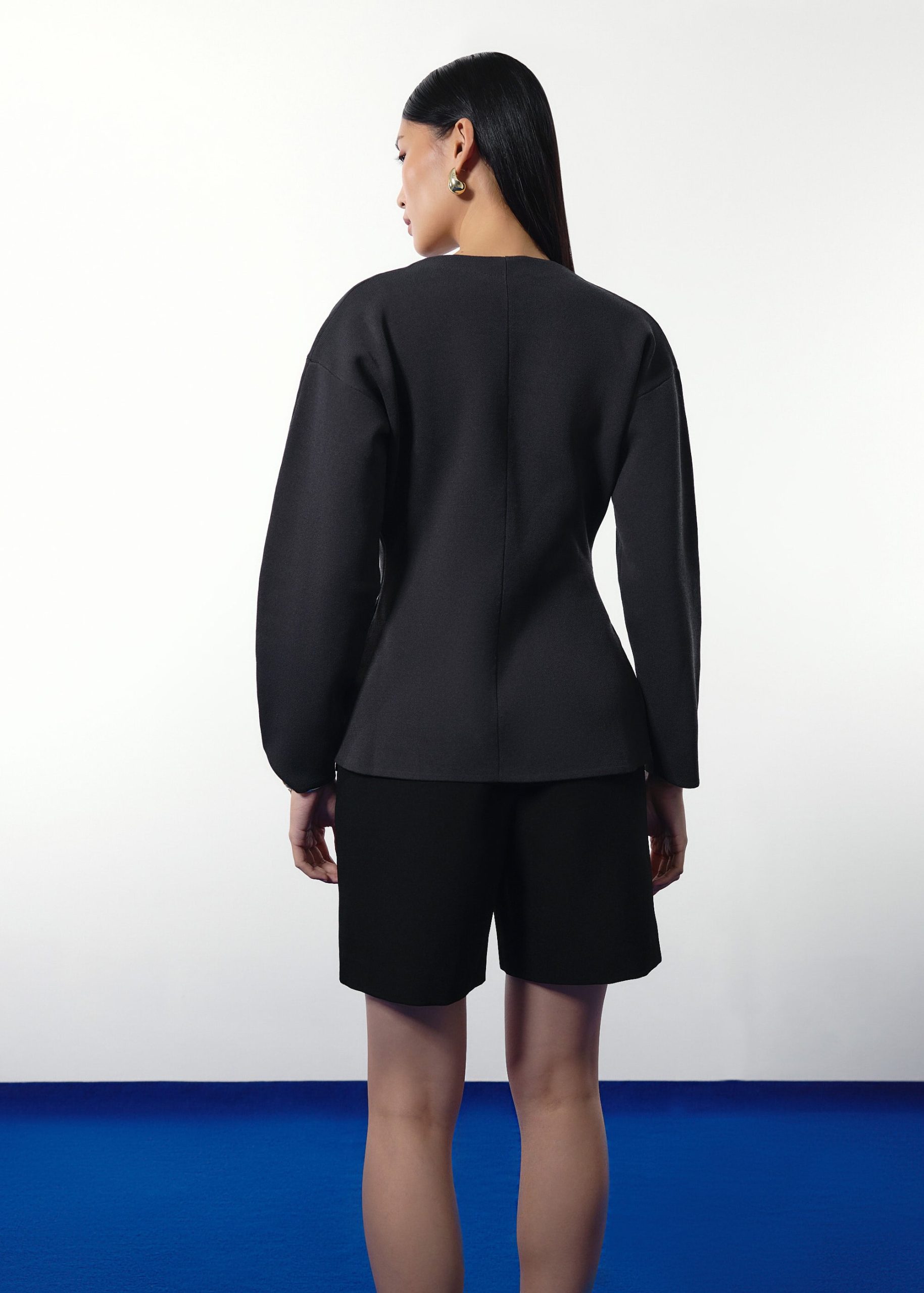 Micah Knit Cinched Waist Long Cardigan - Image 11