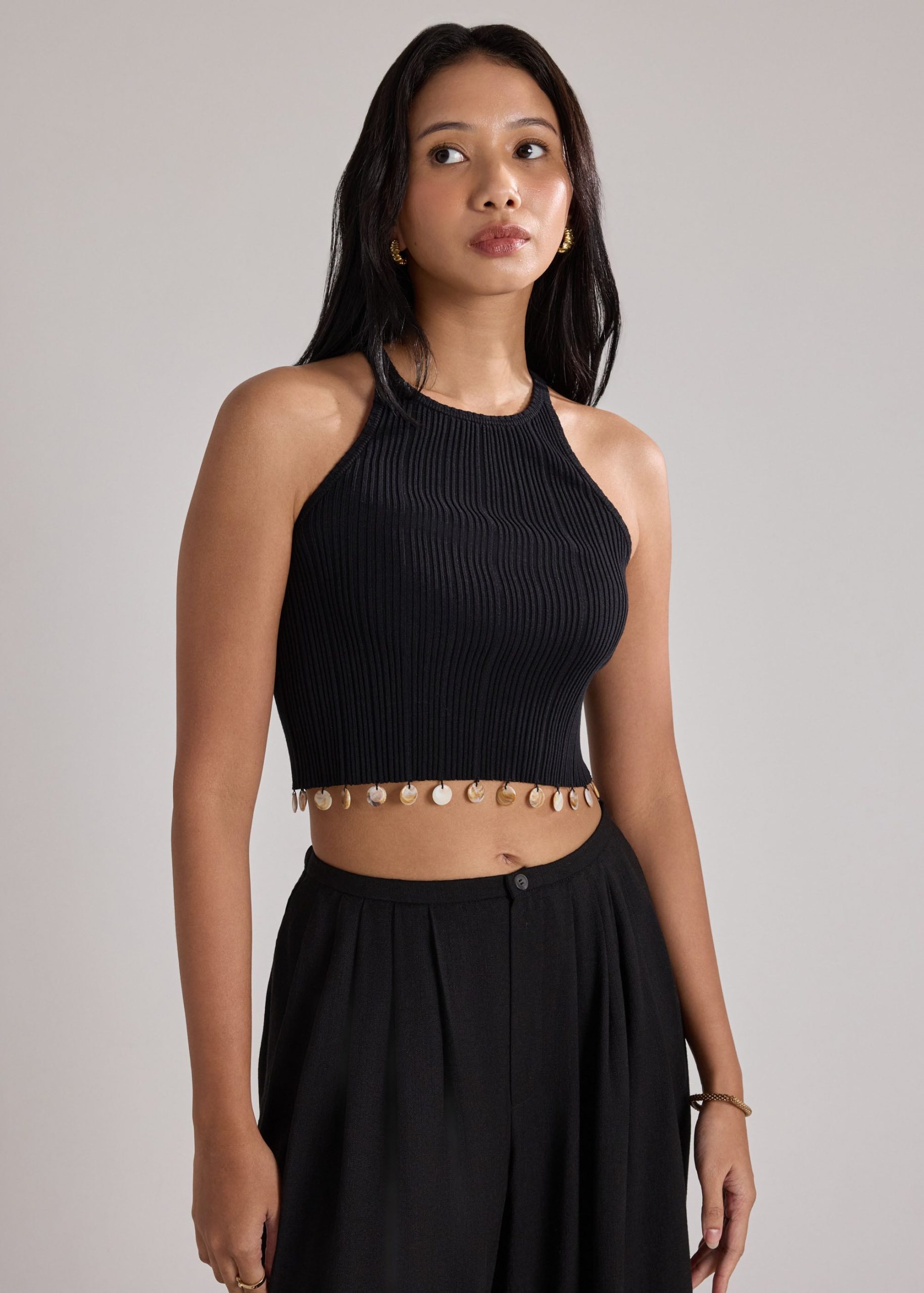 Coastal Beads Crop Top