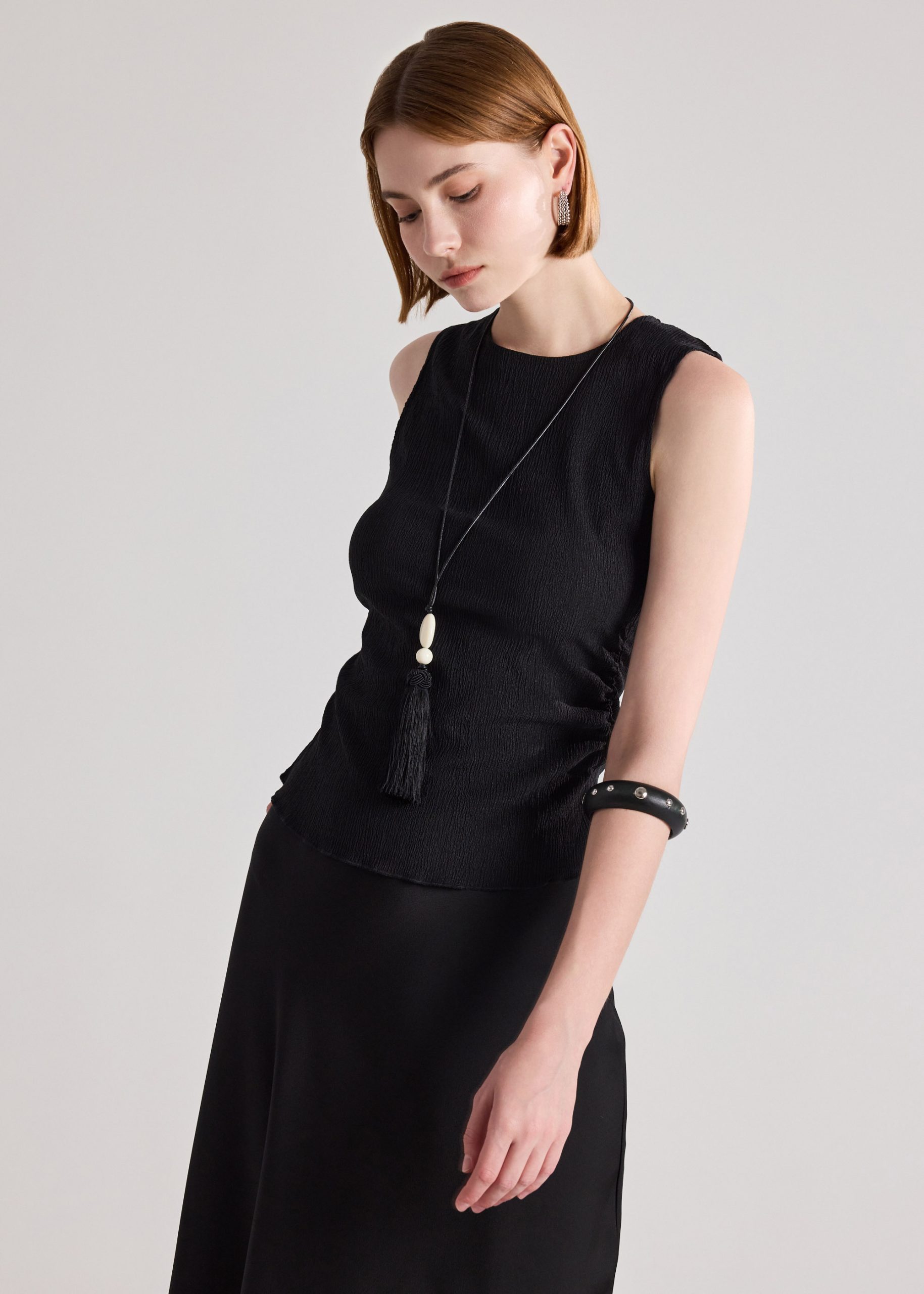 Crinkled Jersey Tank - Image 3