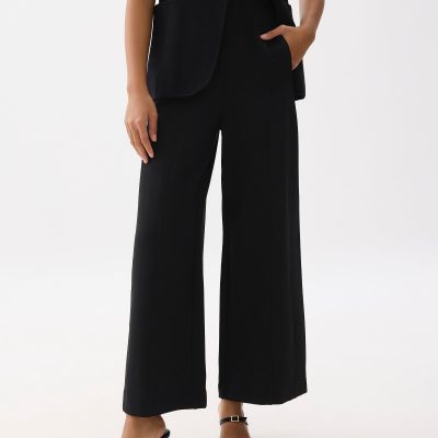 Leggy??Lia Elastic High Waist Wide Leg Pants
