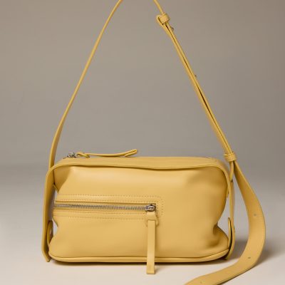 Adjustable Vegan Leather Baguette Bag