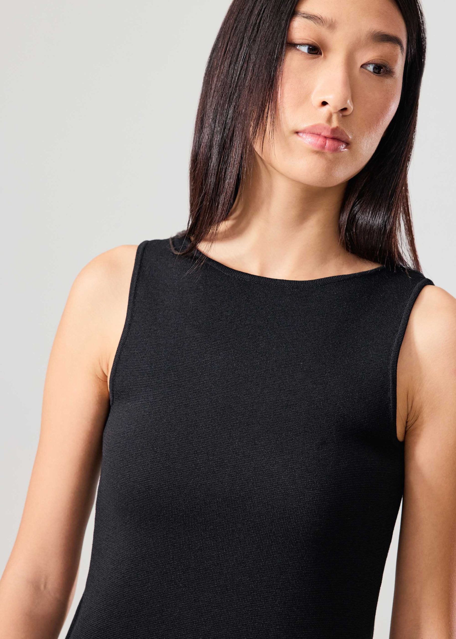 Reversible Sheer Knit Column Midaxi Dress - Image 7