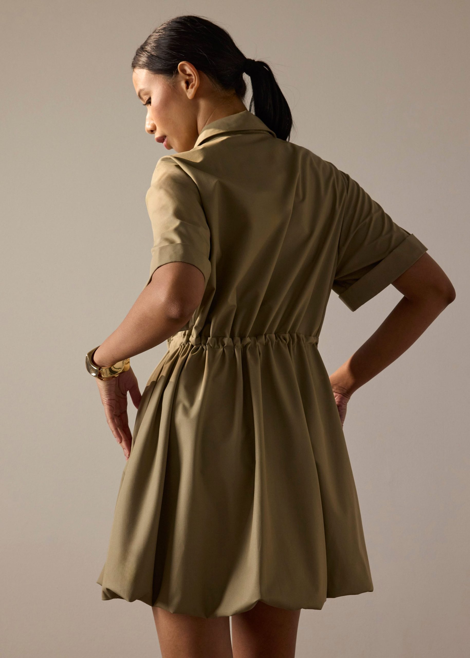 Fit & Flare Mini Dress With Belt - Image 7