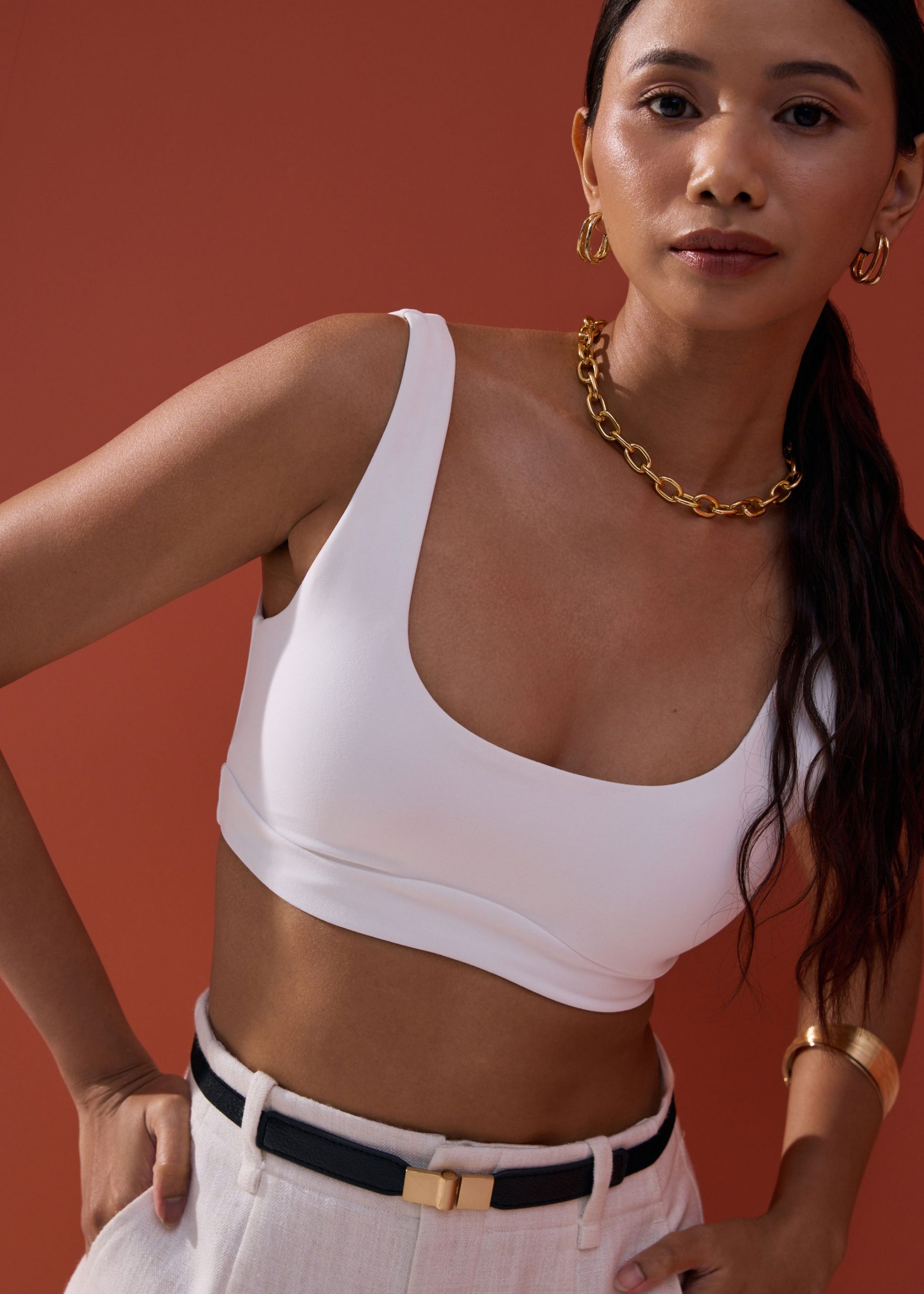 BraFree by LB Jersey Scoop Neck Bra Top - Image 15