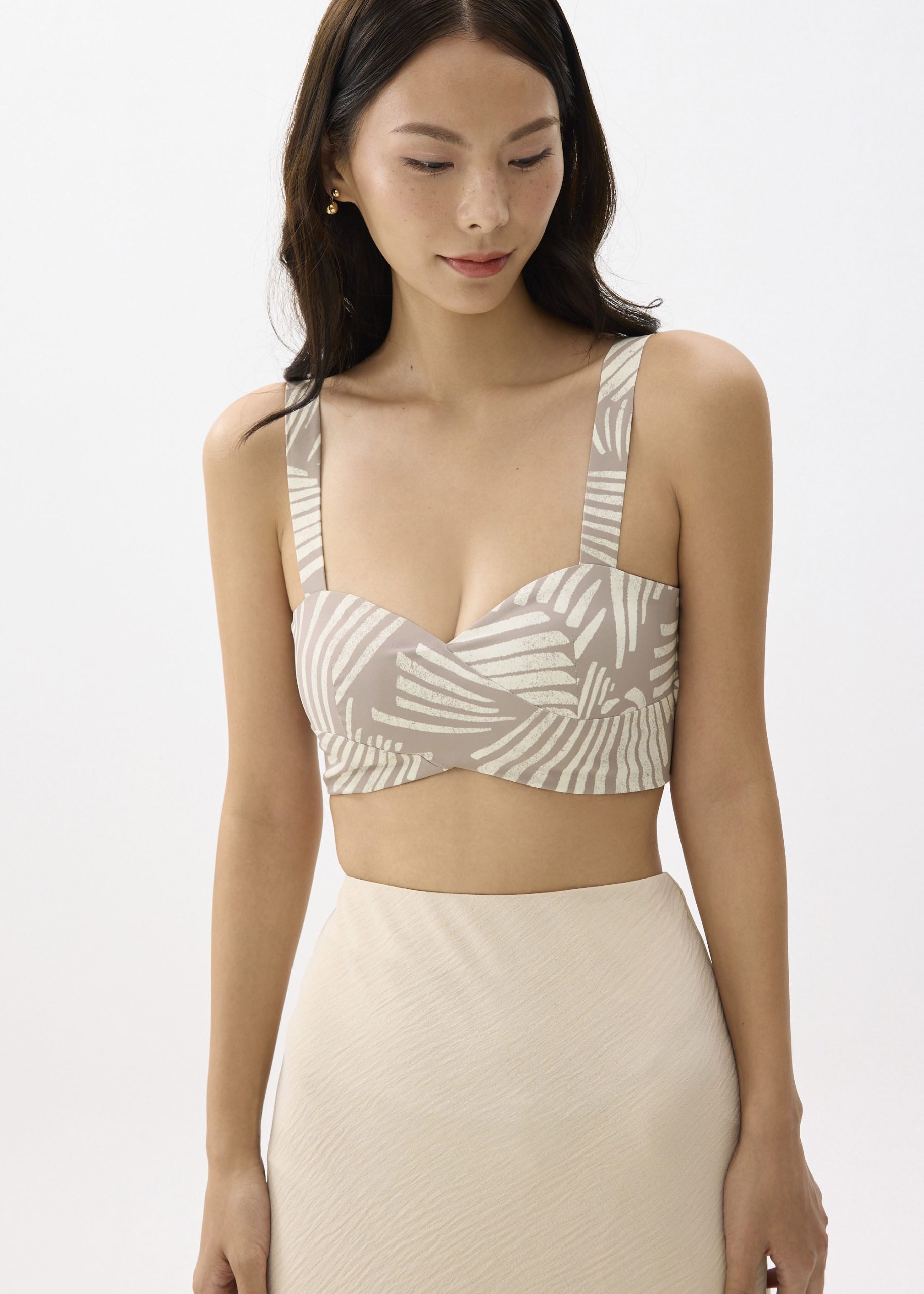 BraFree by LB Cropped Bustier Top in Kekana - Image 12
