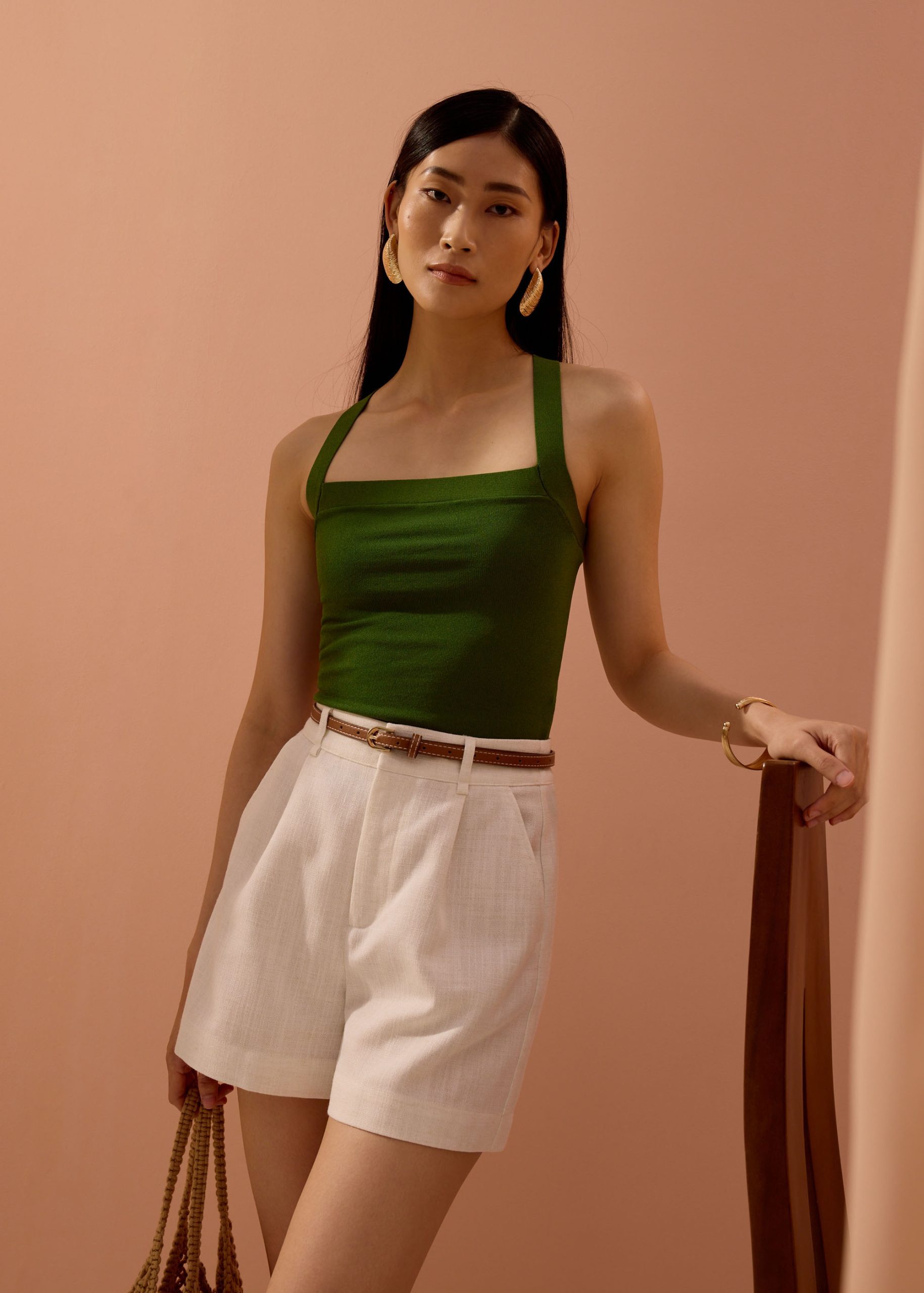 Tola Knit Cross Back Tank Top - Image 18