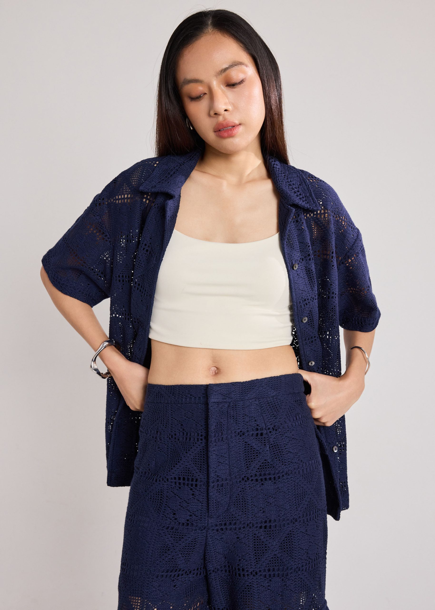 Crochet Relaxed Shirt - Image 9