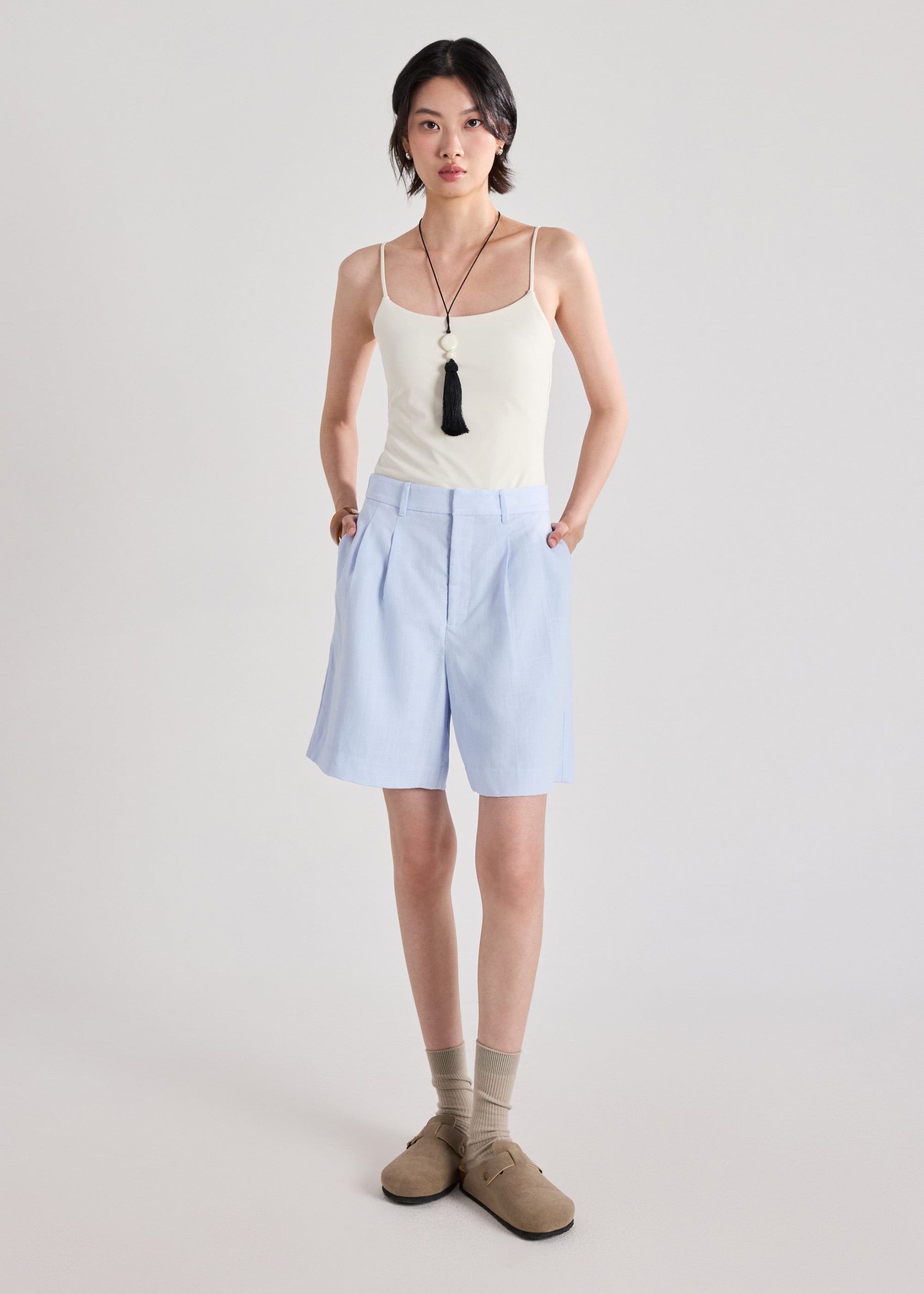 Lana Premium Linen Shorts - Image 18