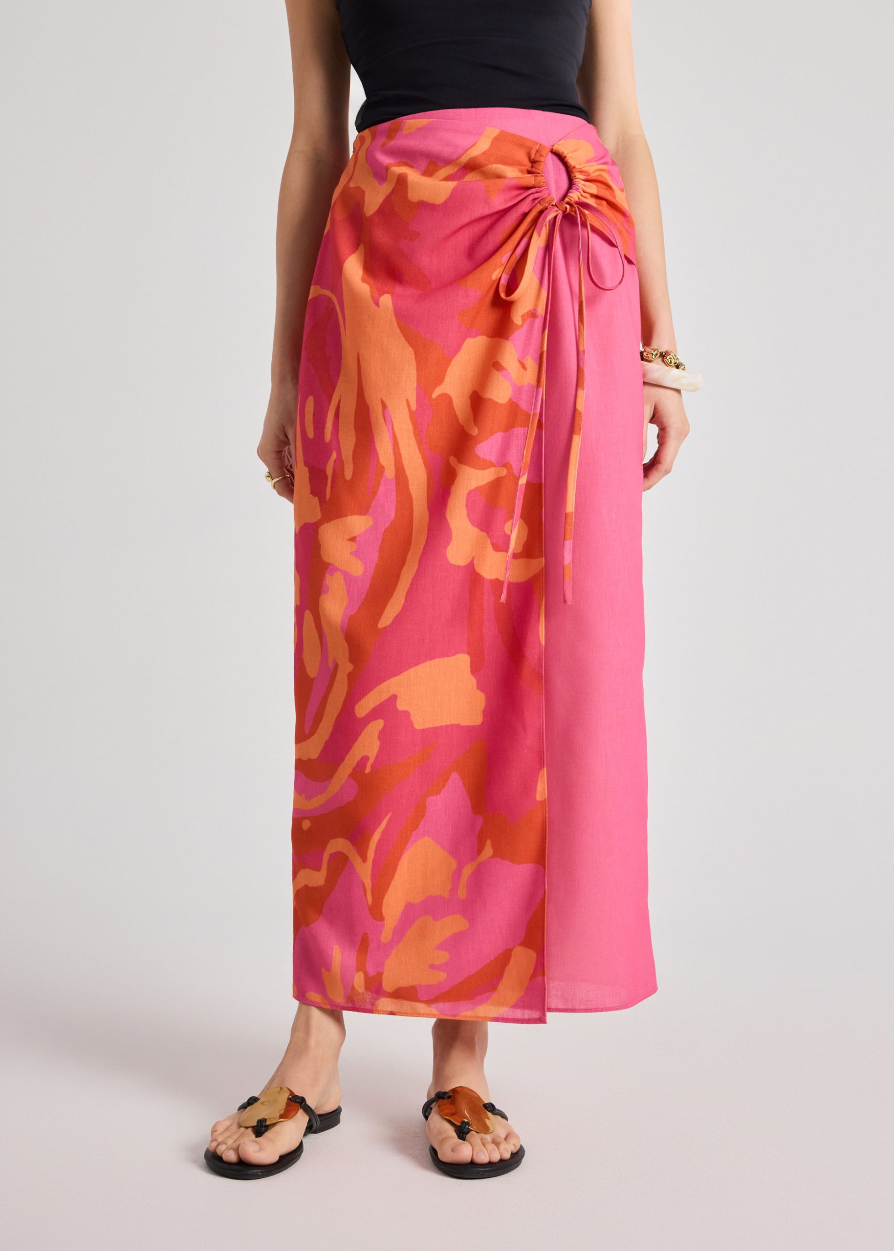 Printed Column Skirt - Image 2