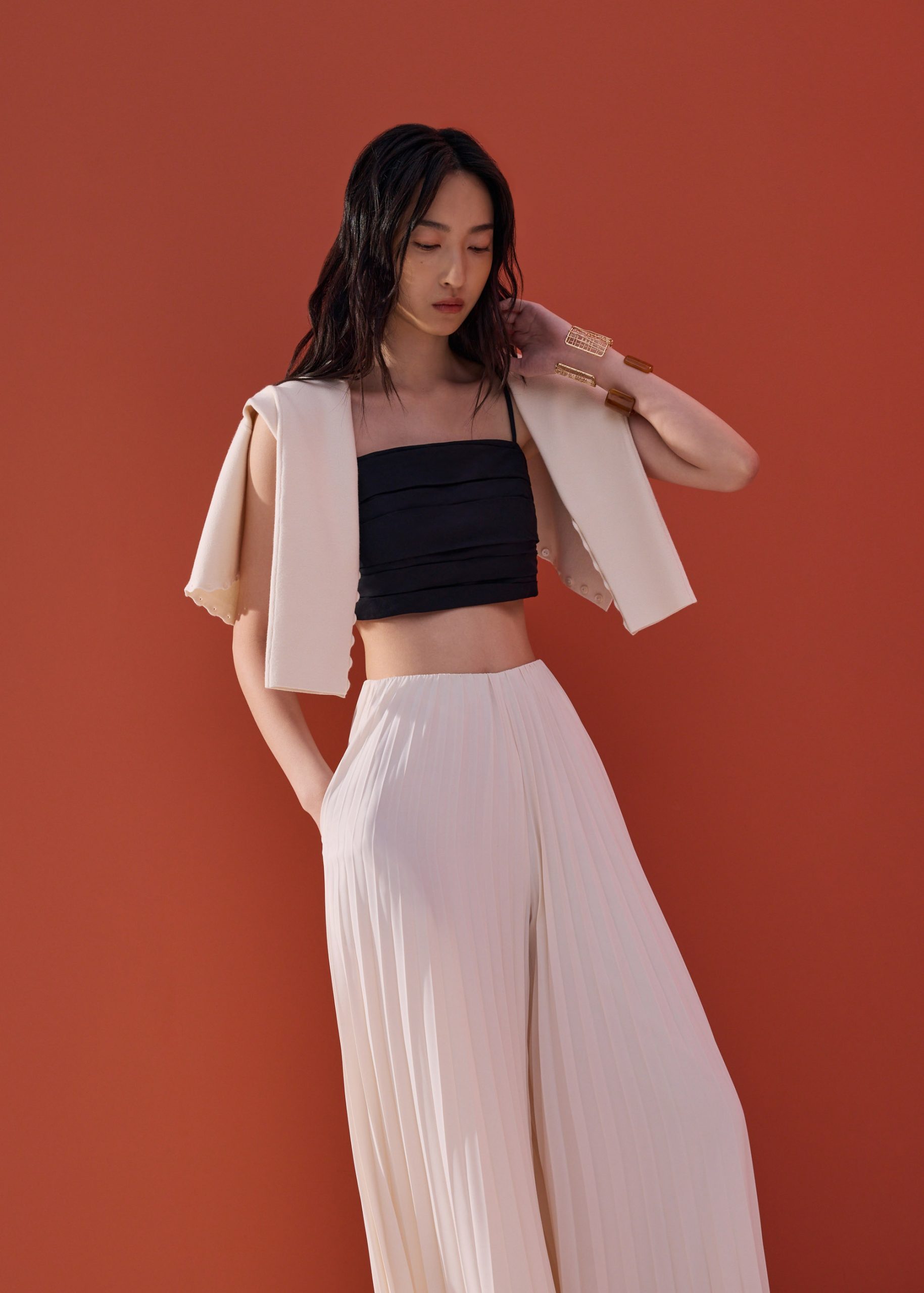 Cotton Camisole Top in Desert Haze - Image 5