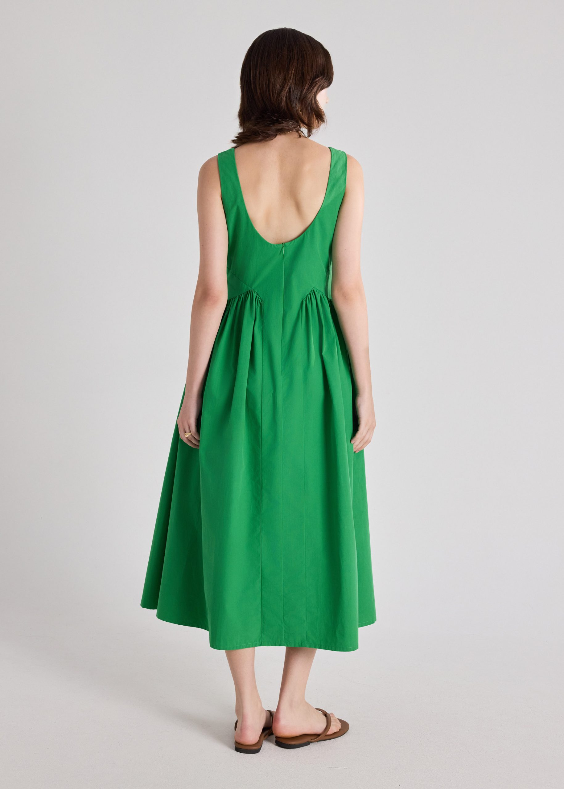 Cotton Fit & Flare Dress - Image 10