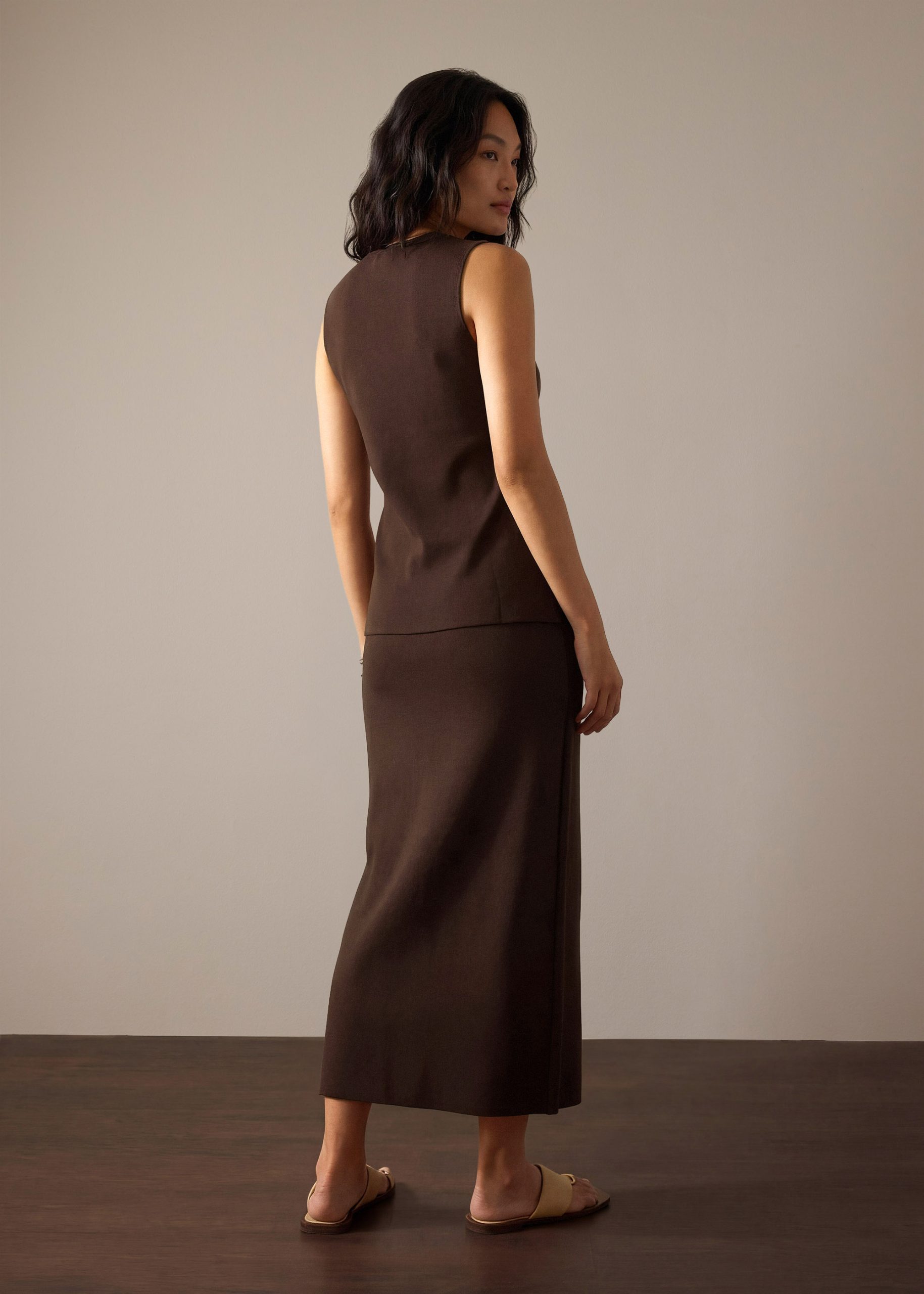 Ayami Knit A-line Midaxi Skirt - Image 12