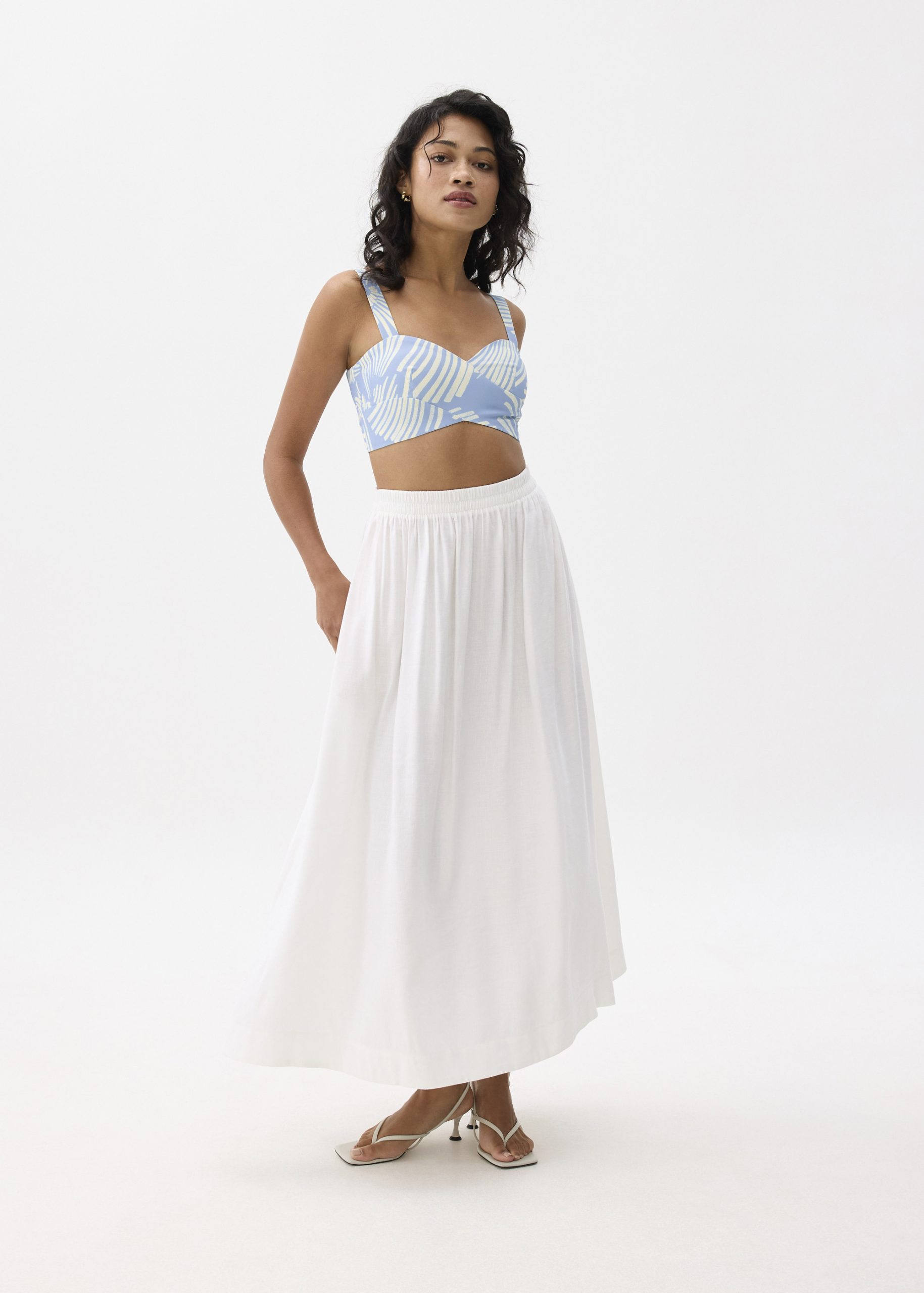 BraFree by LB Cropped Bustier Top in Kekana - Image 15