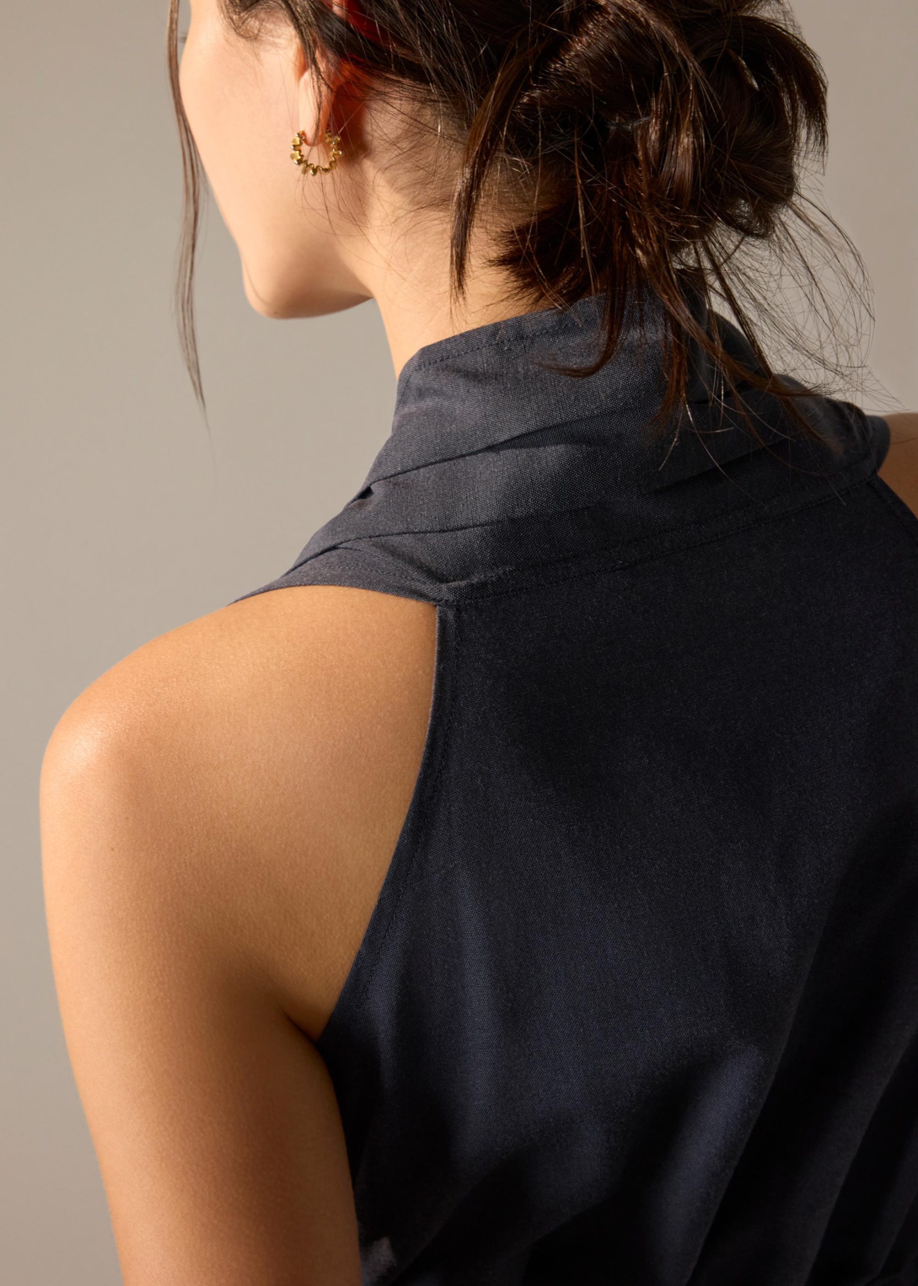 Fit & Flare Dress With Sash Tie - Image 5