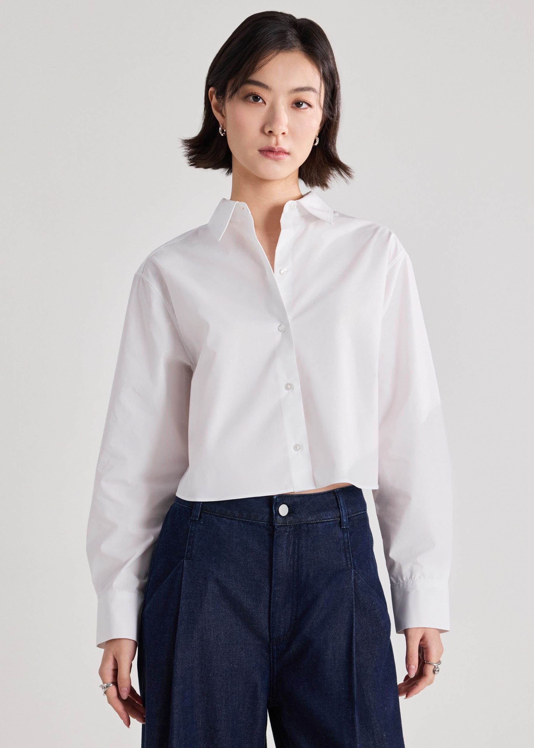 Riley RuchedReady® Crop Shirt - Image 9