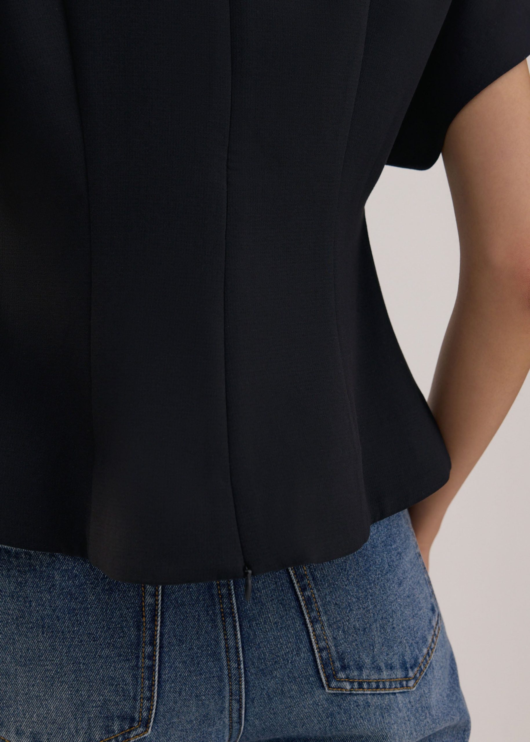 V-neck Batwing Top - Image 3