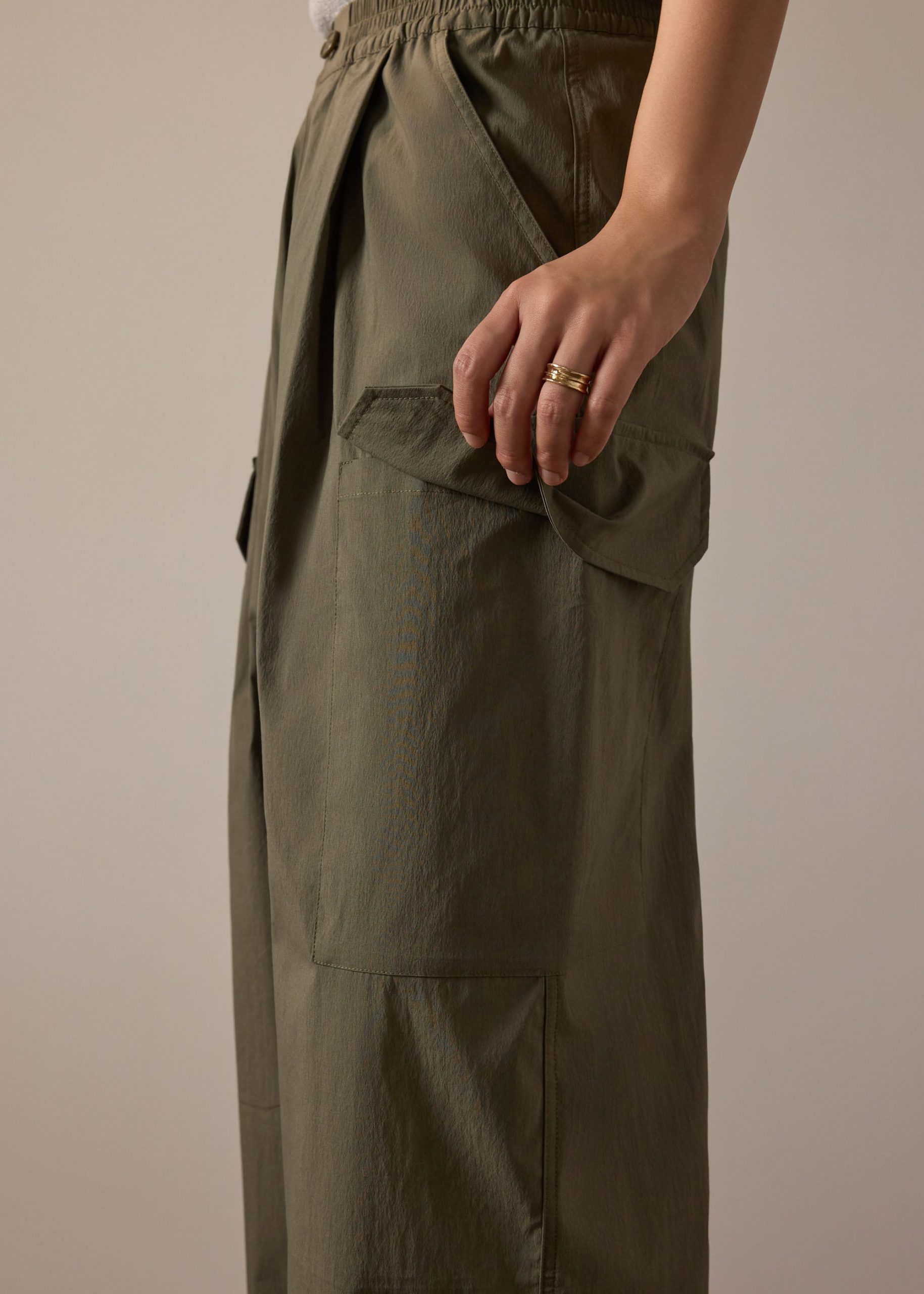 Peg Leg Cargo Pants - Image 9