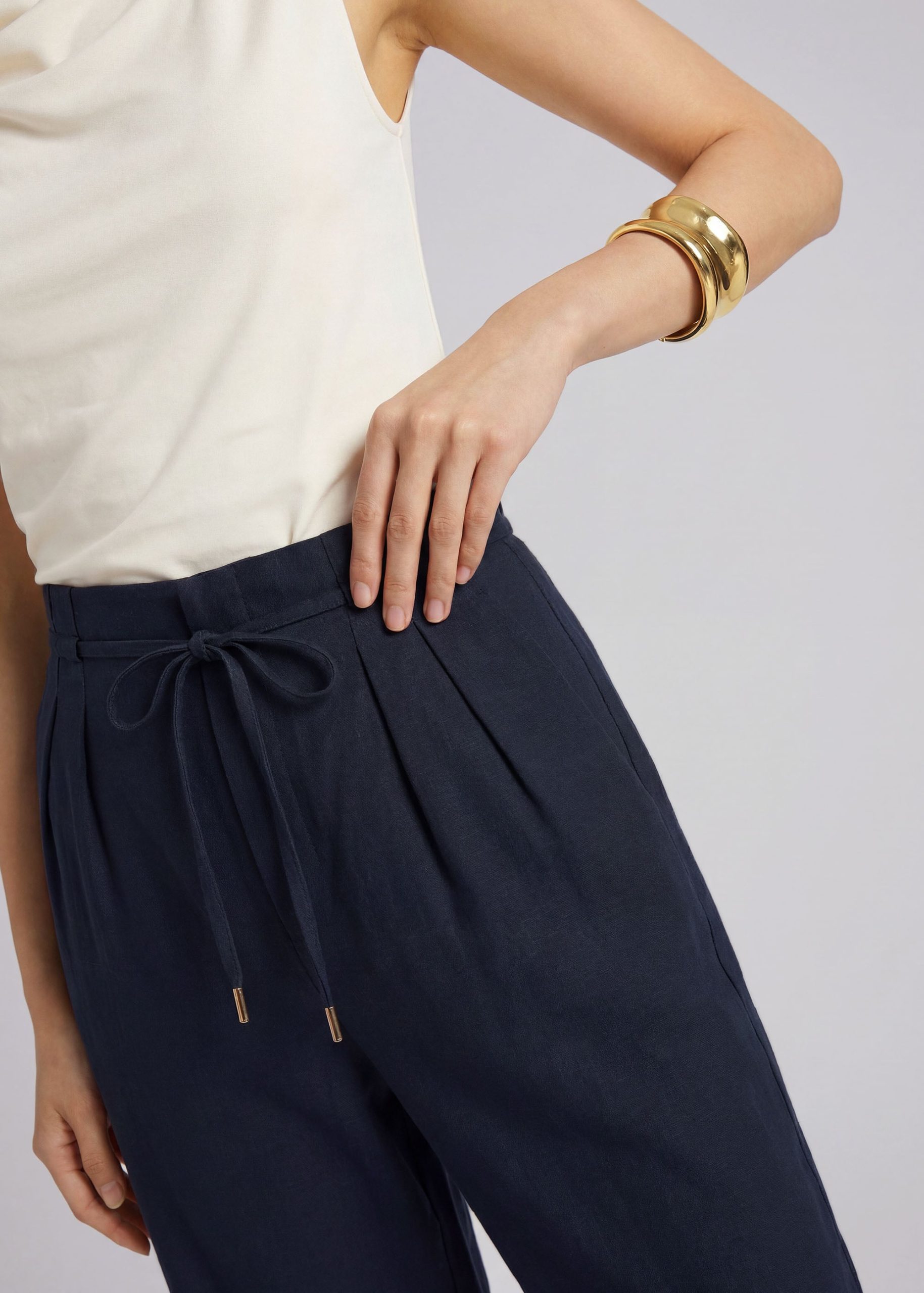PETITE Nora Leggy??Premium Linen Pants - Image 15