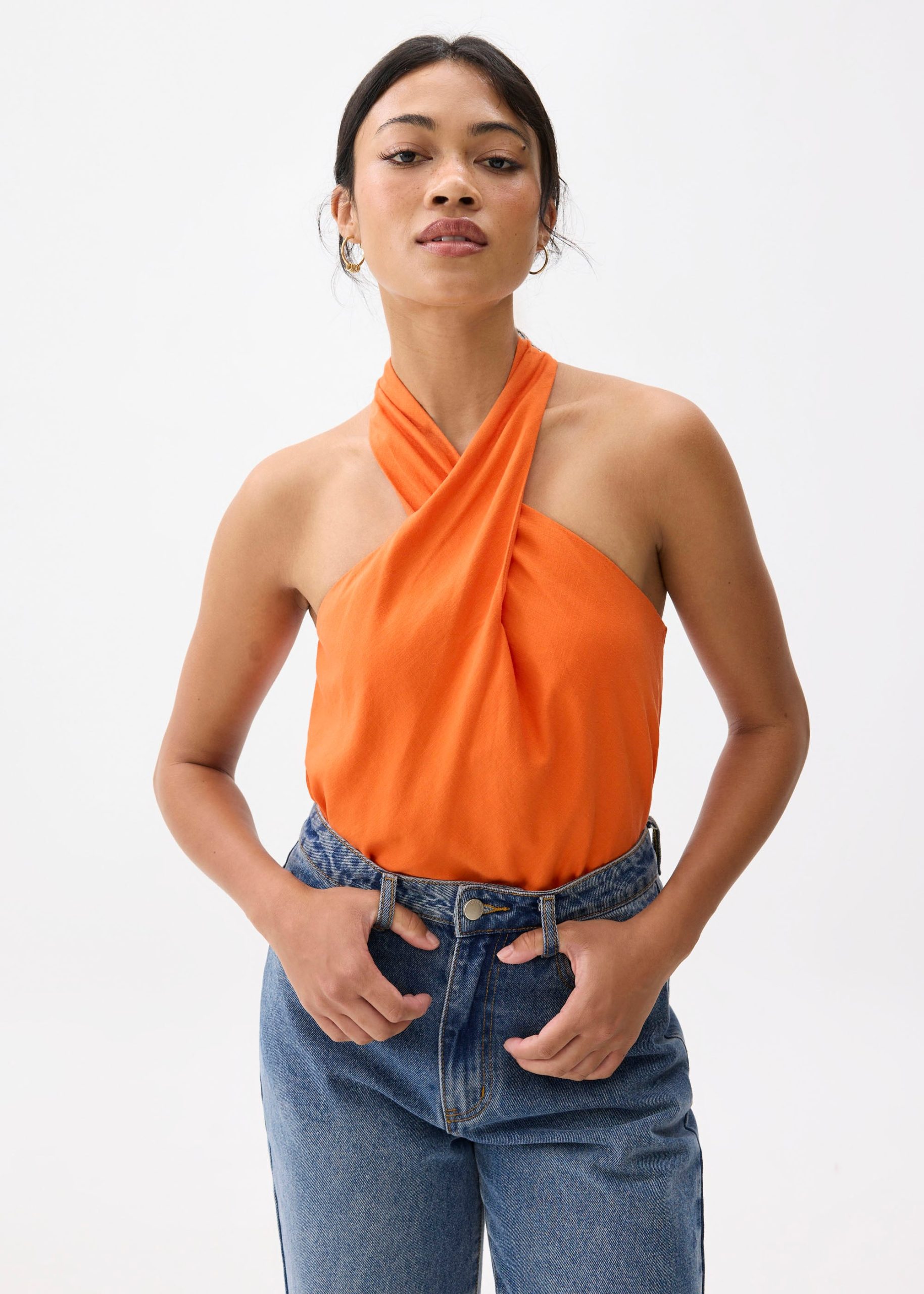 Linen Halter Top - Image 2
