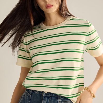 Alex Striped Knit Tee