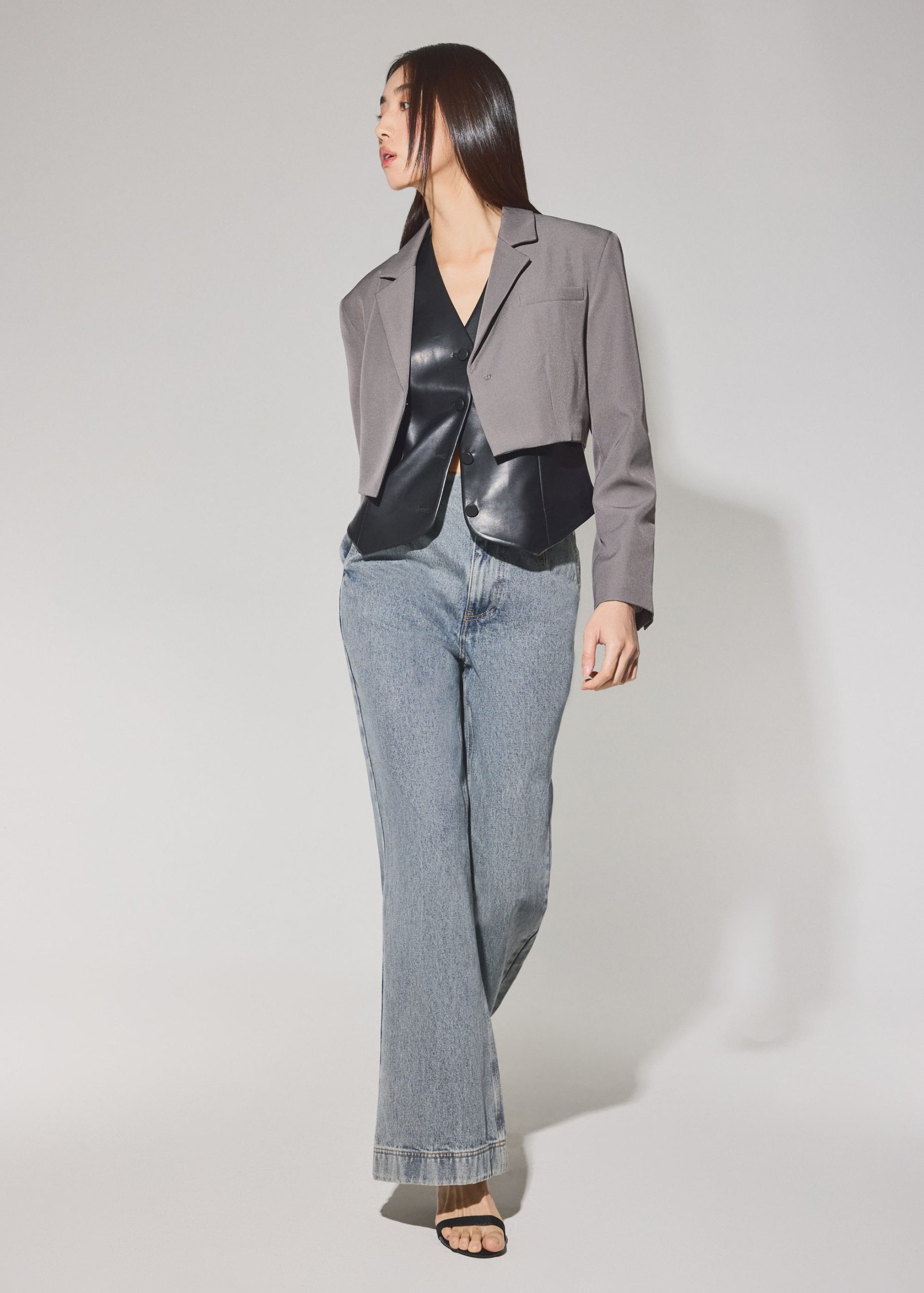 Leggy??Tricia Denim High Waist Kick Flare Jeans - Image 12