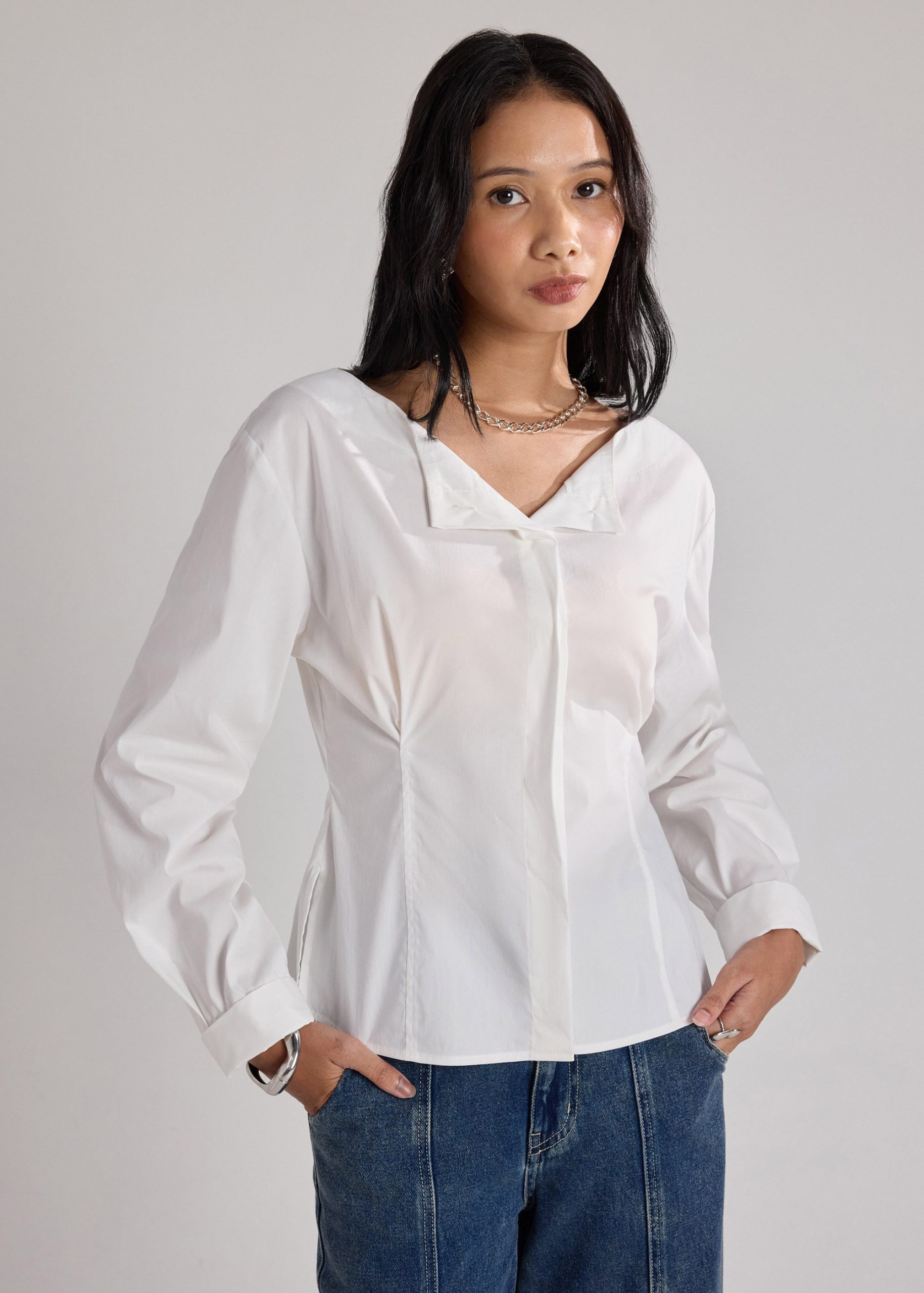RuchedReady® Cotton Fitted Top - Image 3