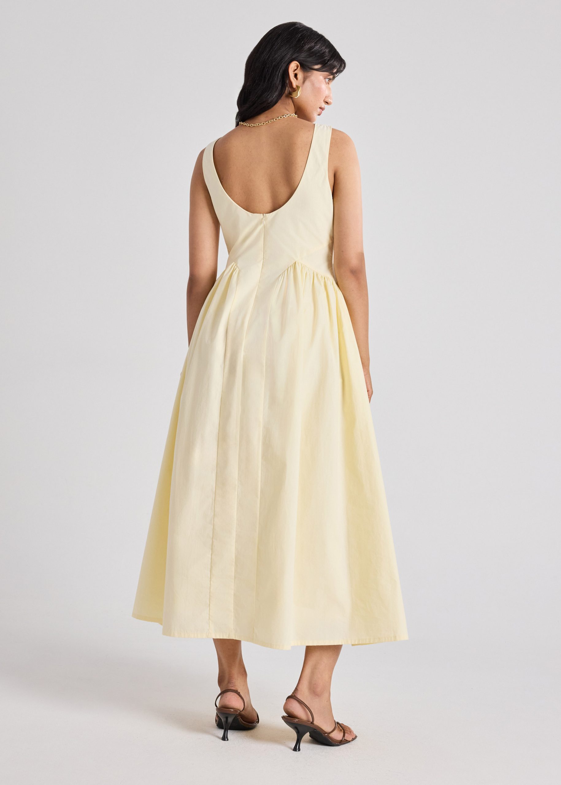 Cotton Fit & Flare Dress - Image 17