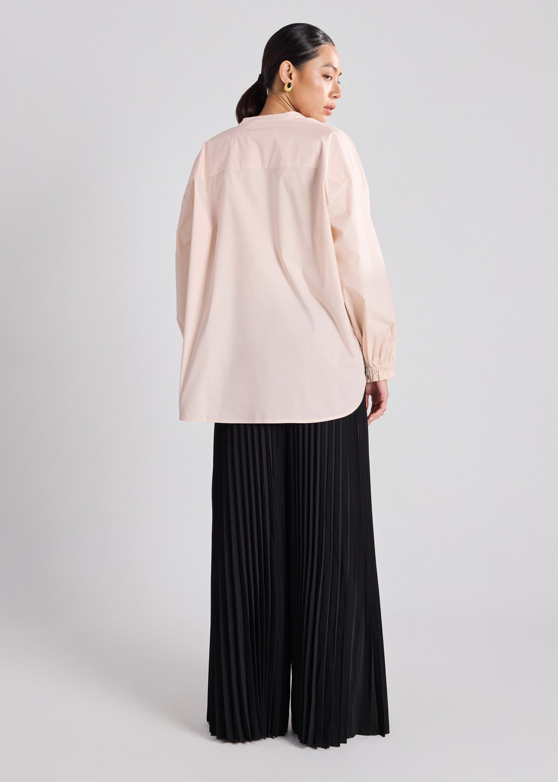 Oversized Puff Sleeve Shirt - Image 11