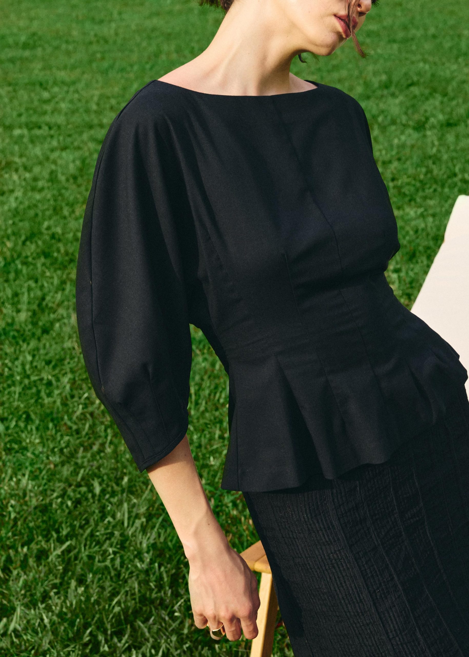 Solenne Puff Sleeve Top - Image 2