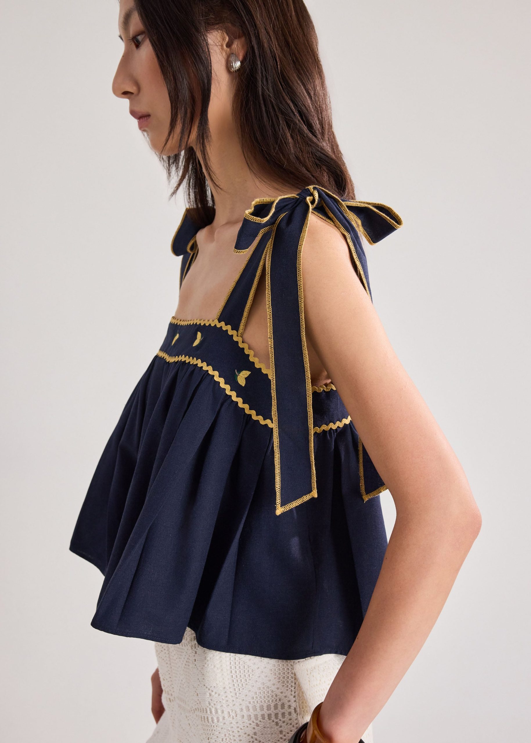 Embroidered Babydoll Top - Image 11