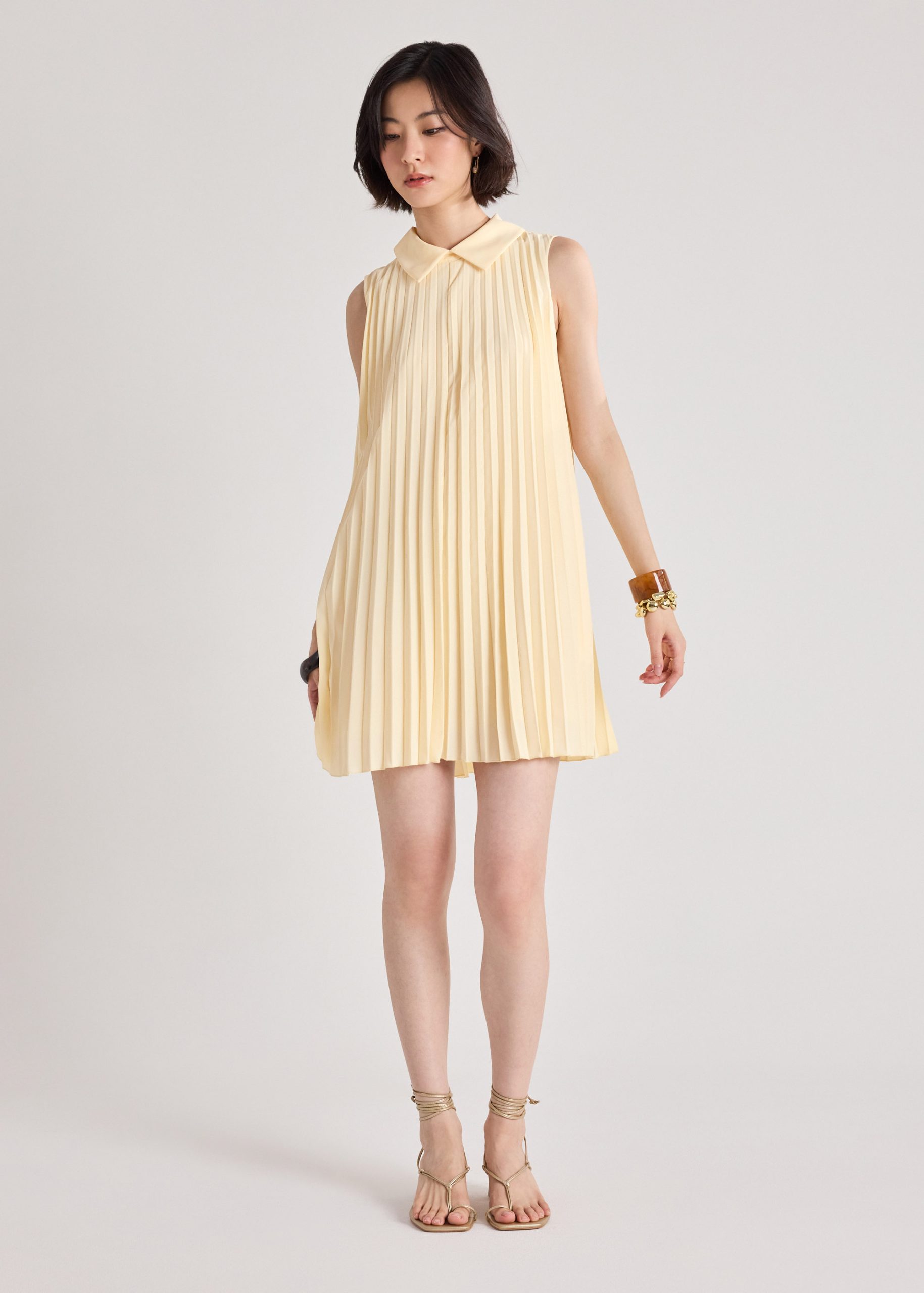 Umi Sunray Pleated Dress - Image 10