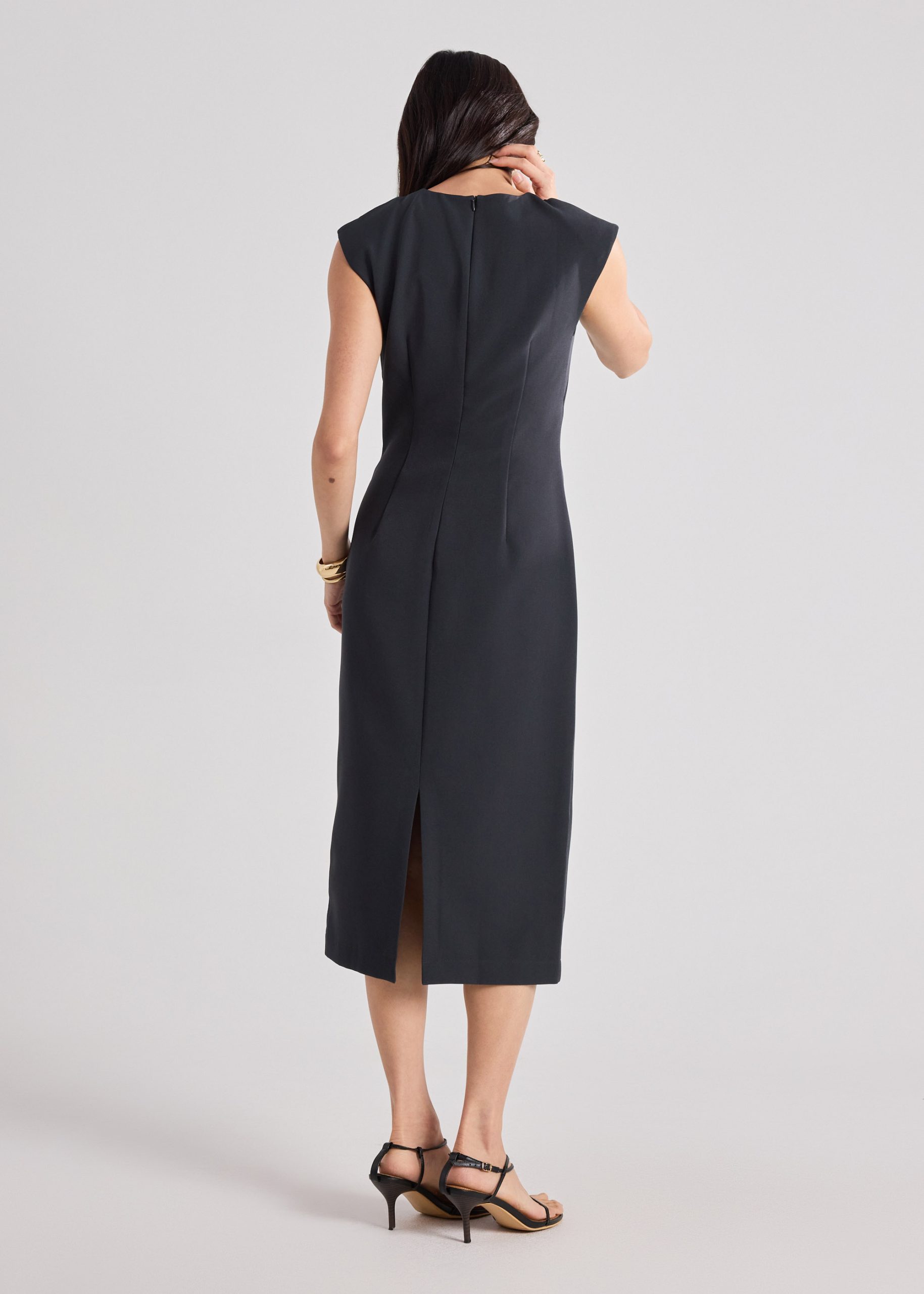 Ruched Column Dress - Image 3