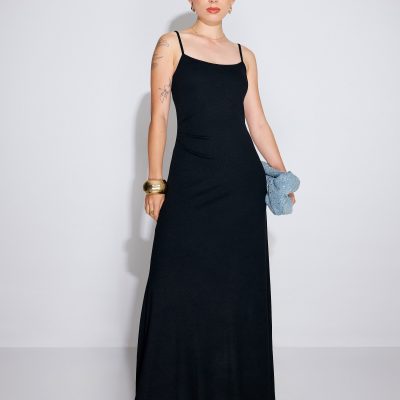 BraFree by LB Jersey Scoop Neck Shaper Maxi Dress