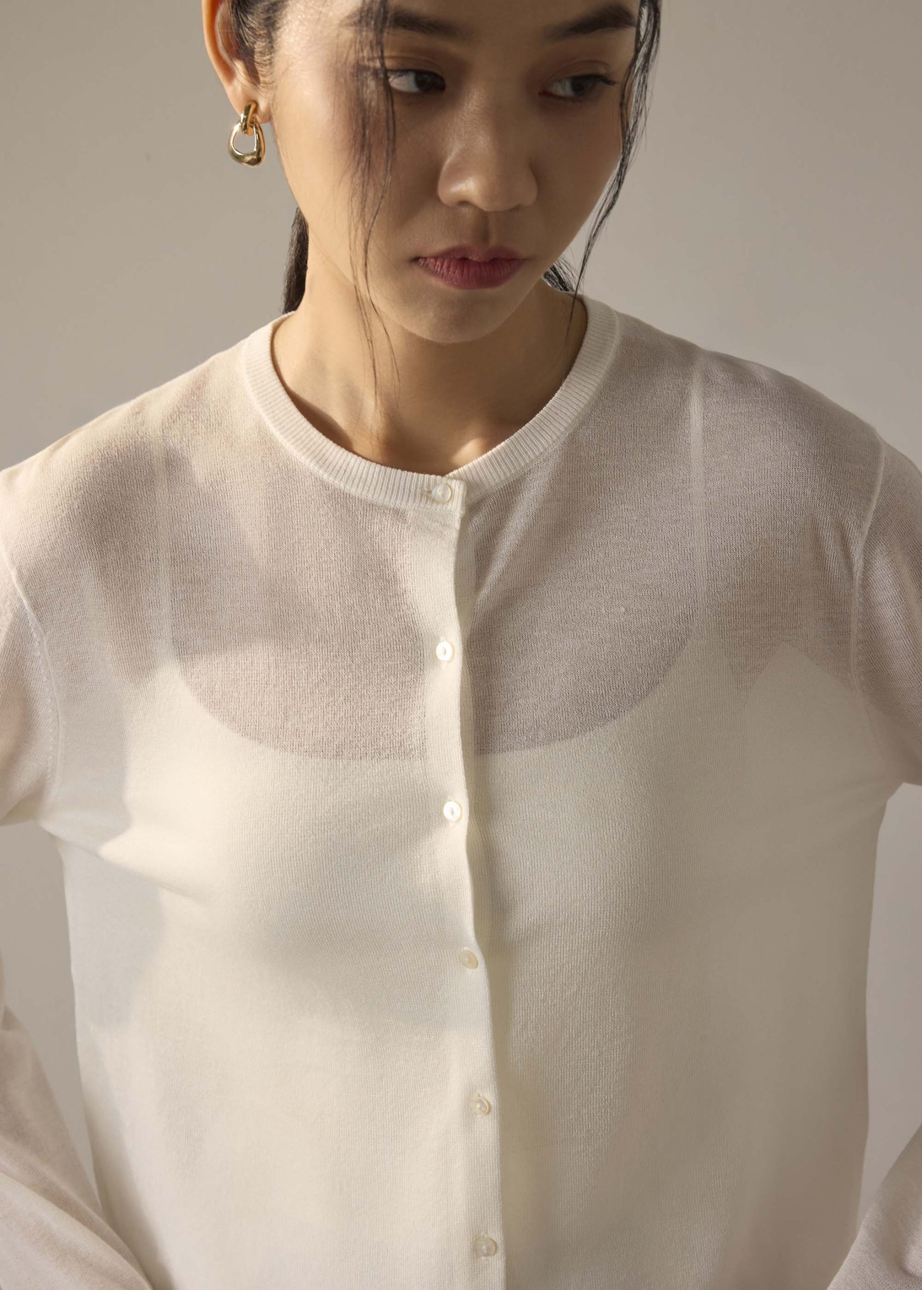 Rocio Sheer Knit Cardigan - Image 17