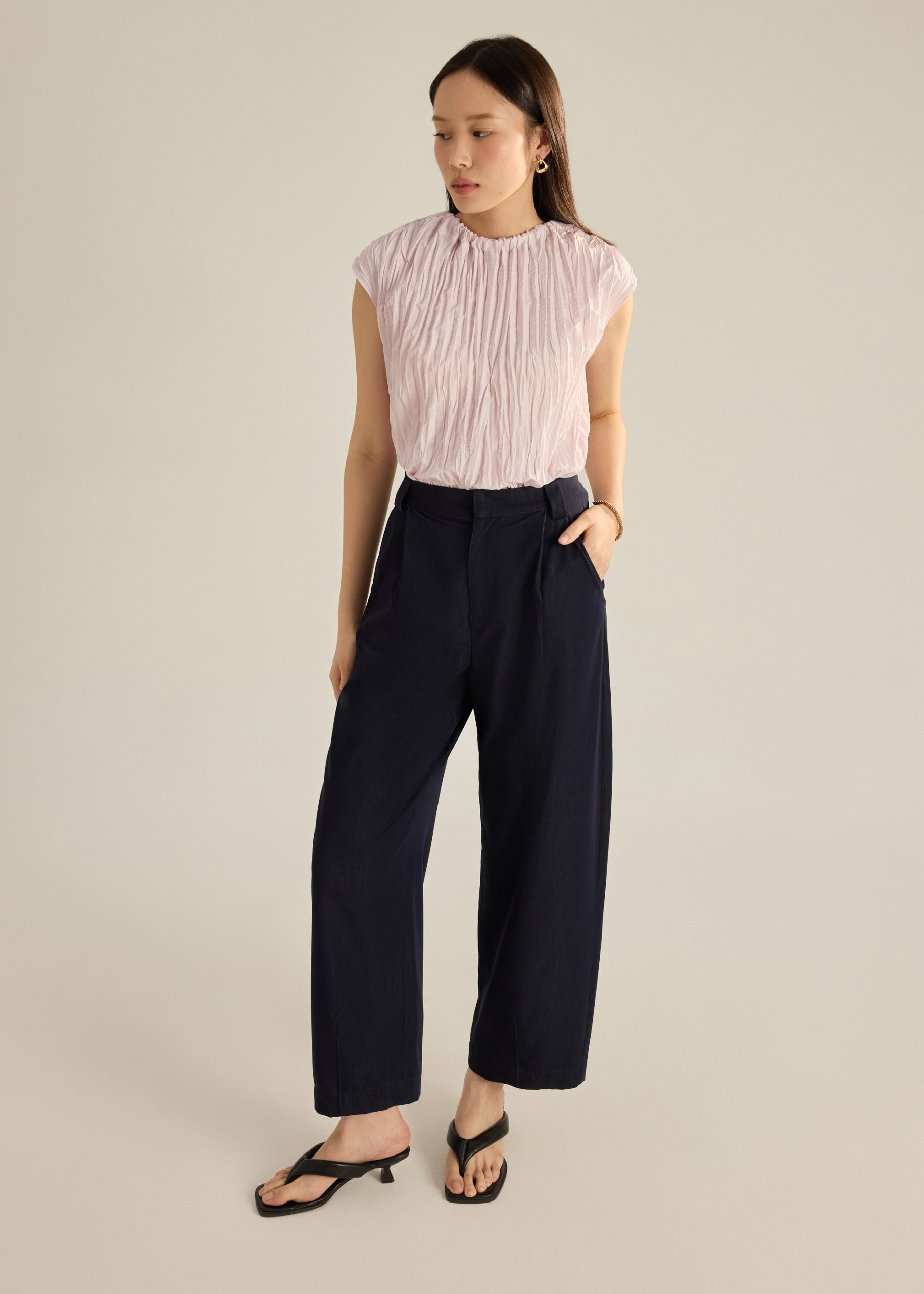 Sena Multi-way Crinkled Pleats Top - Image 15