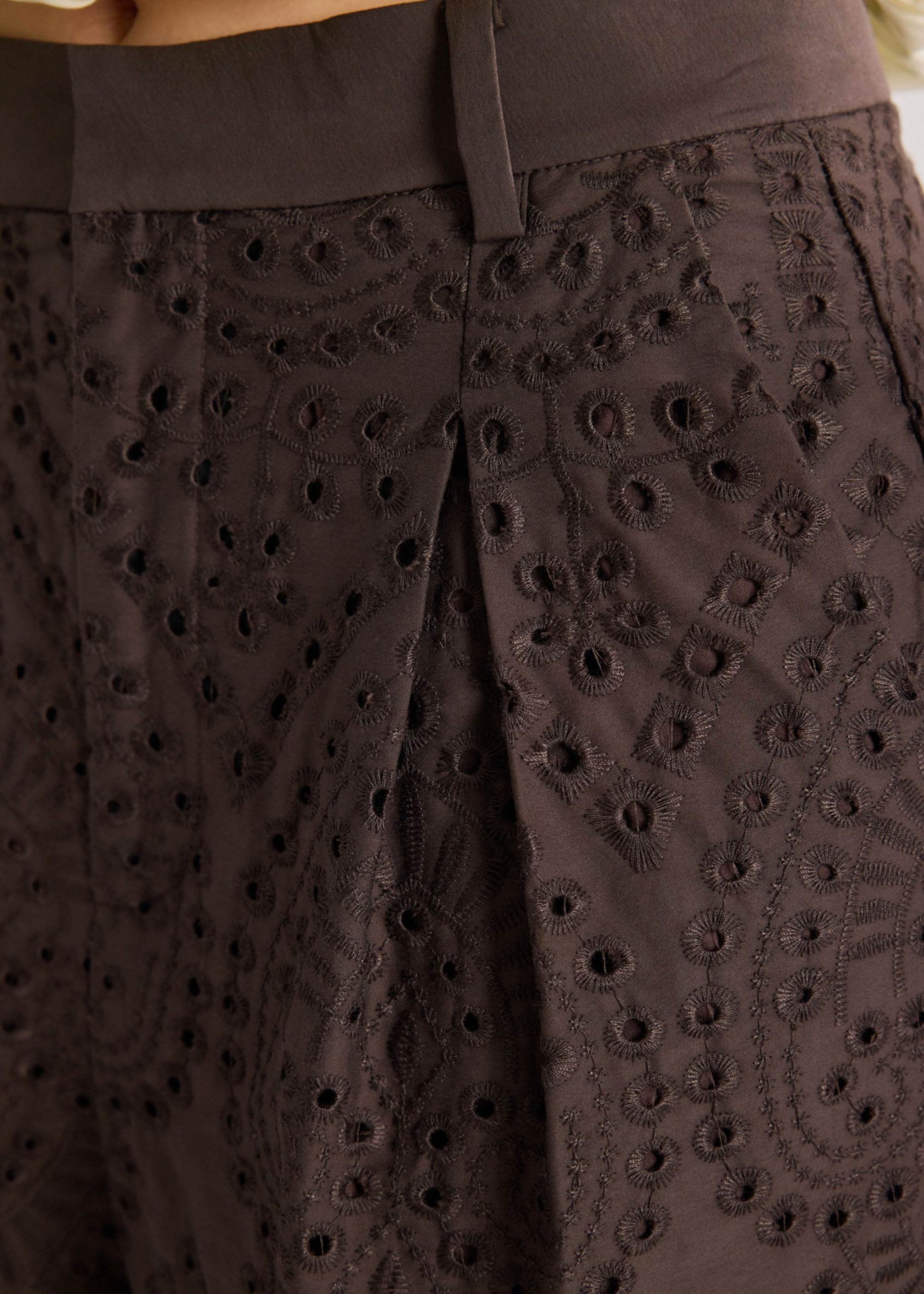 Tailored Bermuda Shorts in Soft Breeze Broderie - Image 16