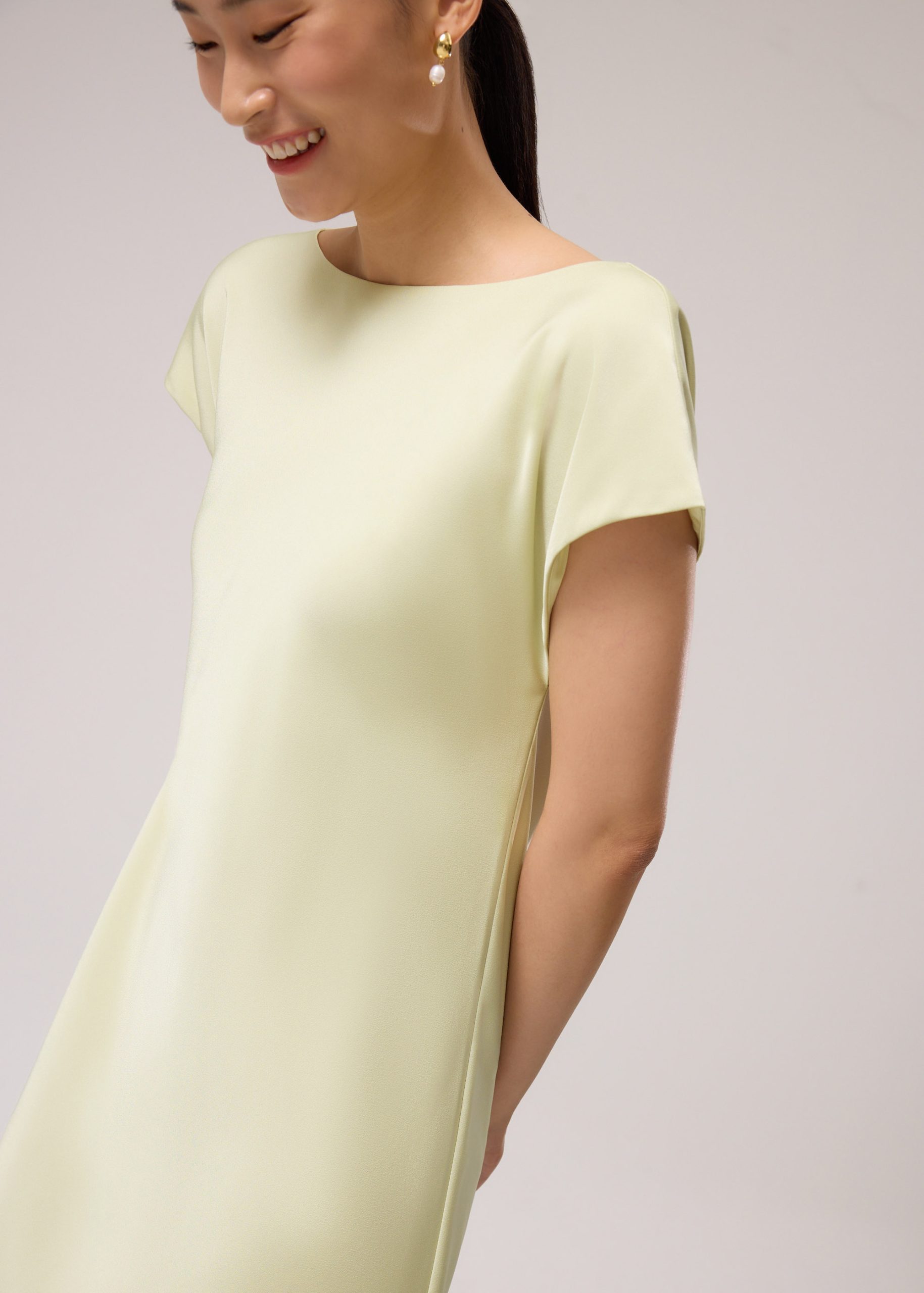 Satin Bias Cut Midaxi Dress - Image 21