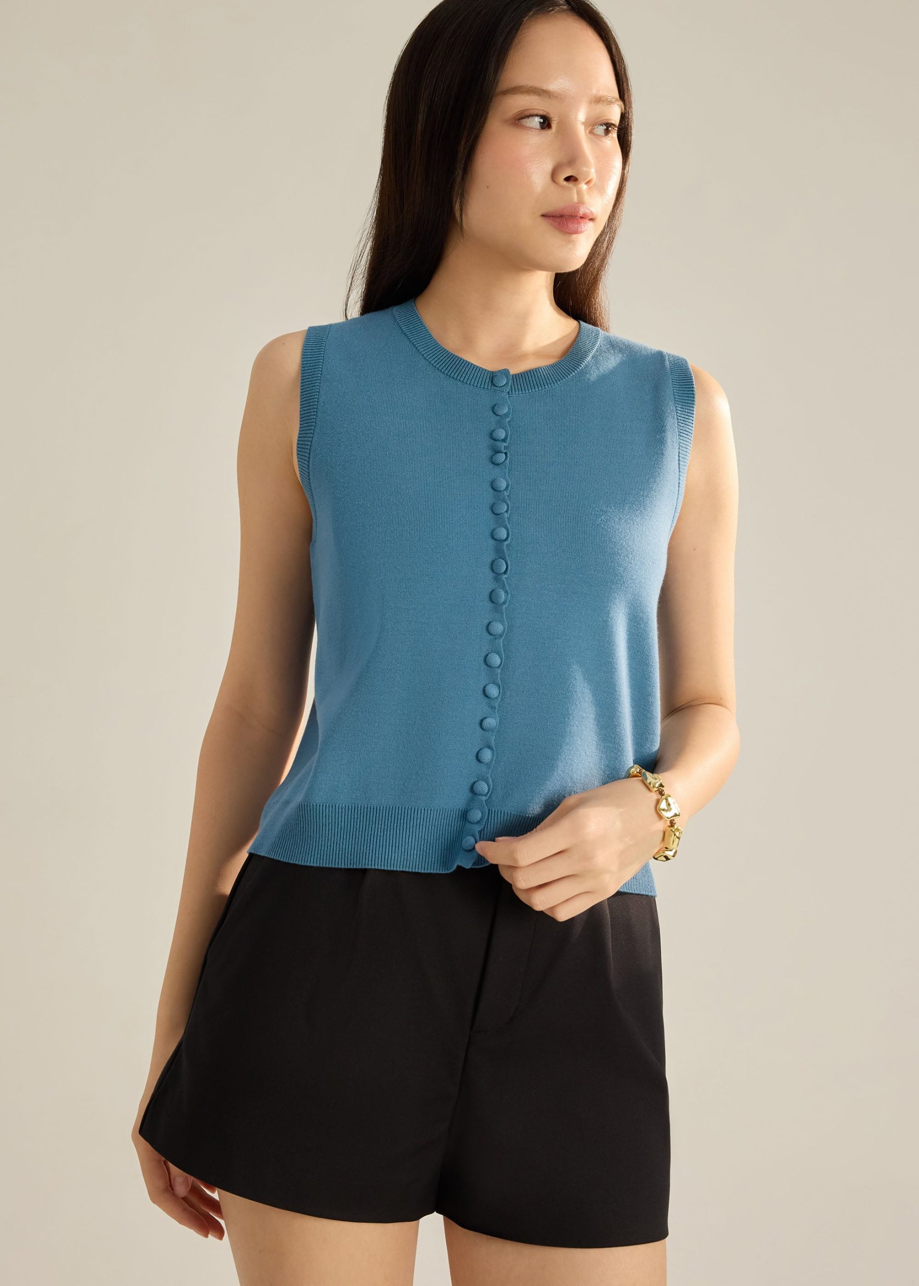 Anjali Scallop Edge Knit Top - Image 23
