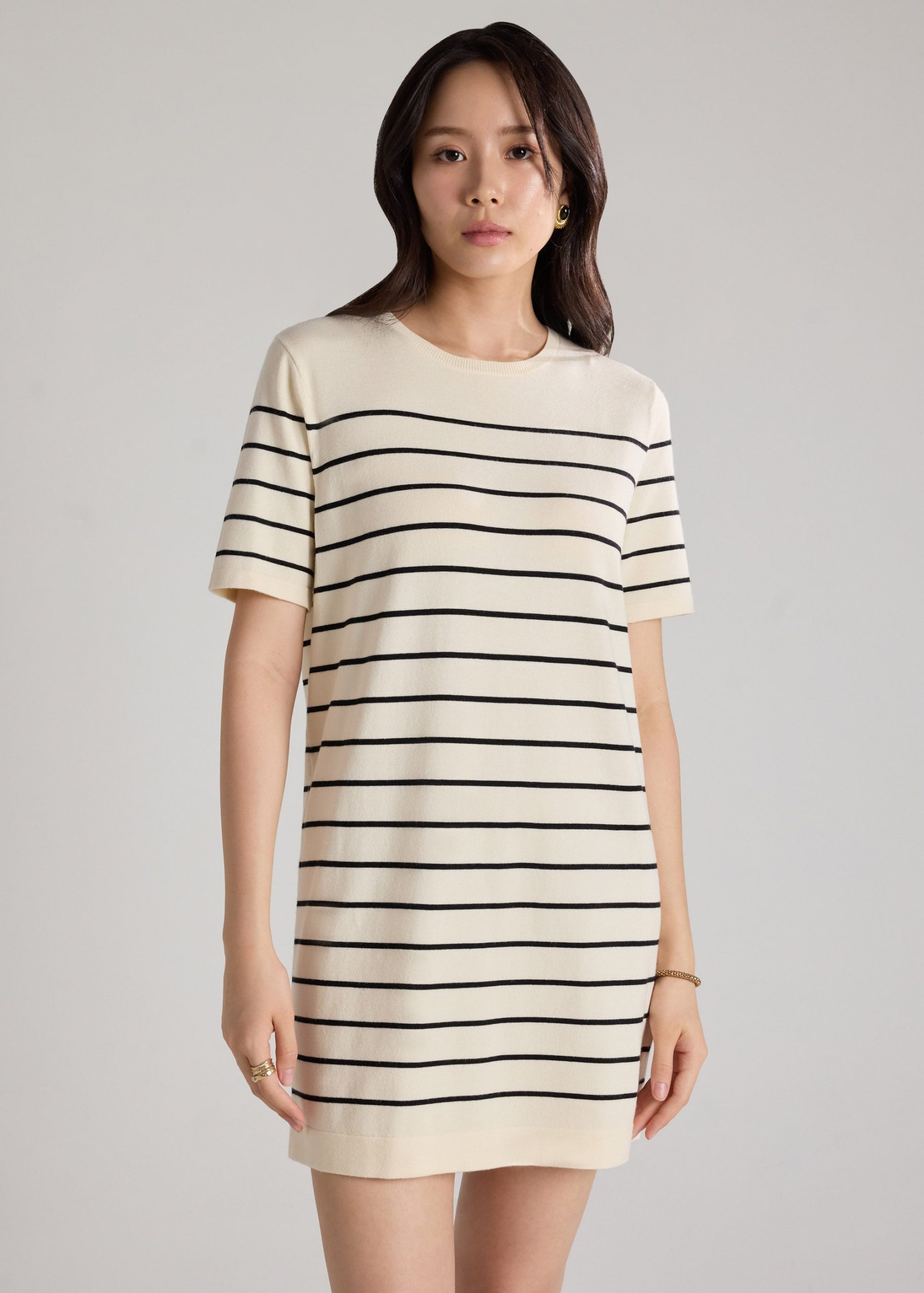 Resa Striped Knit Shift Dress - Image 3