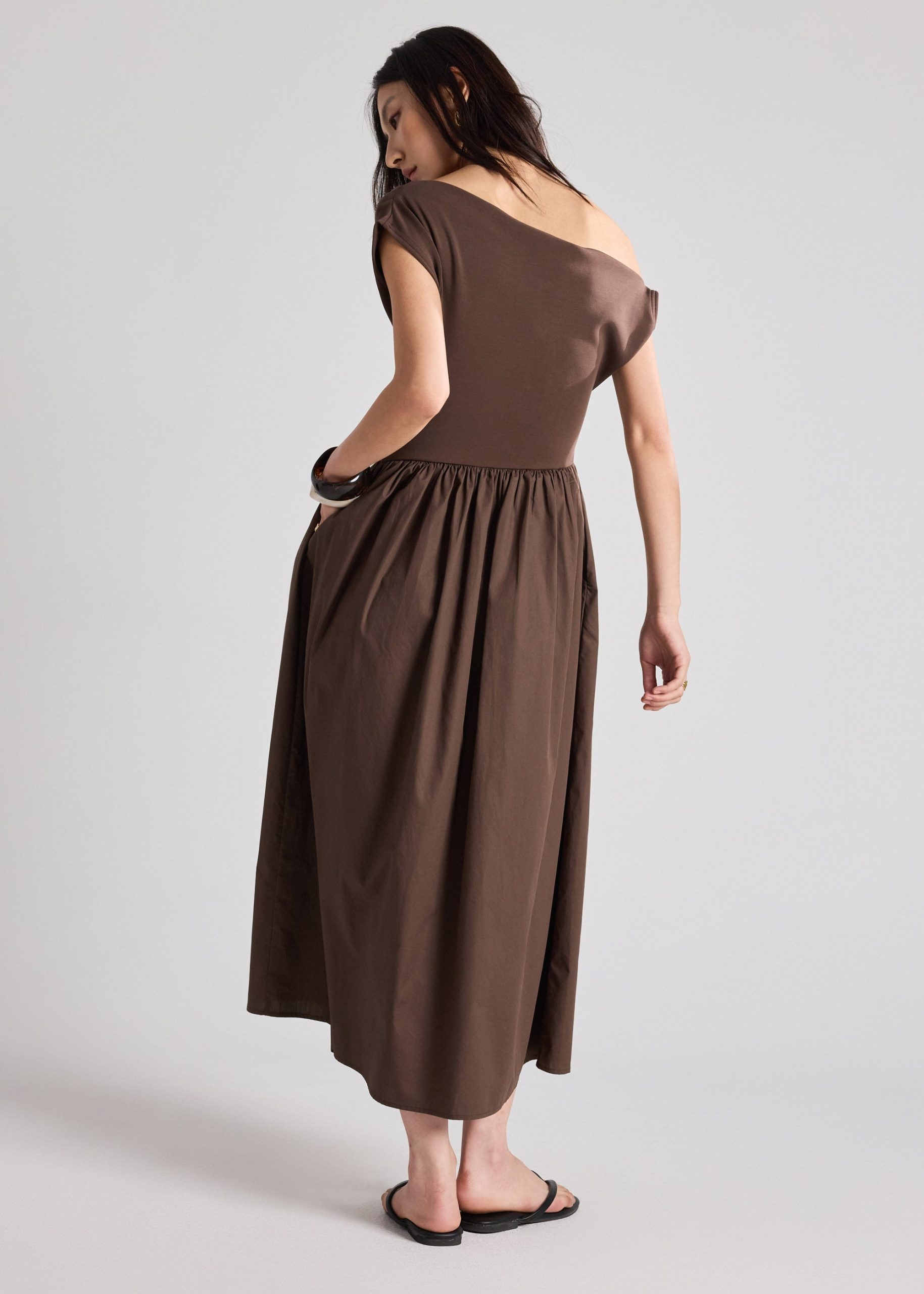 Asymmetric Fit & Flare Midaxi Dress - Image 15