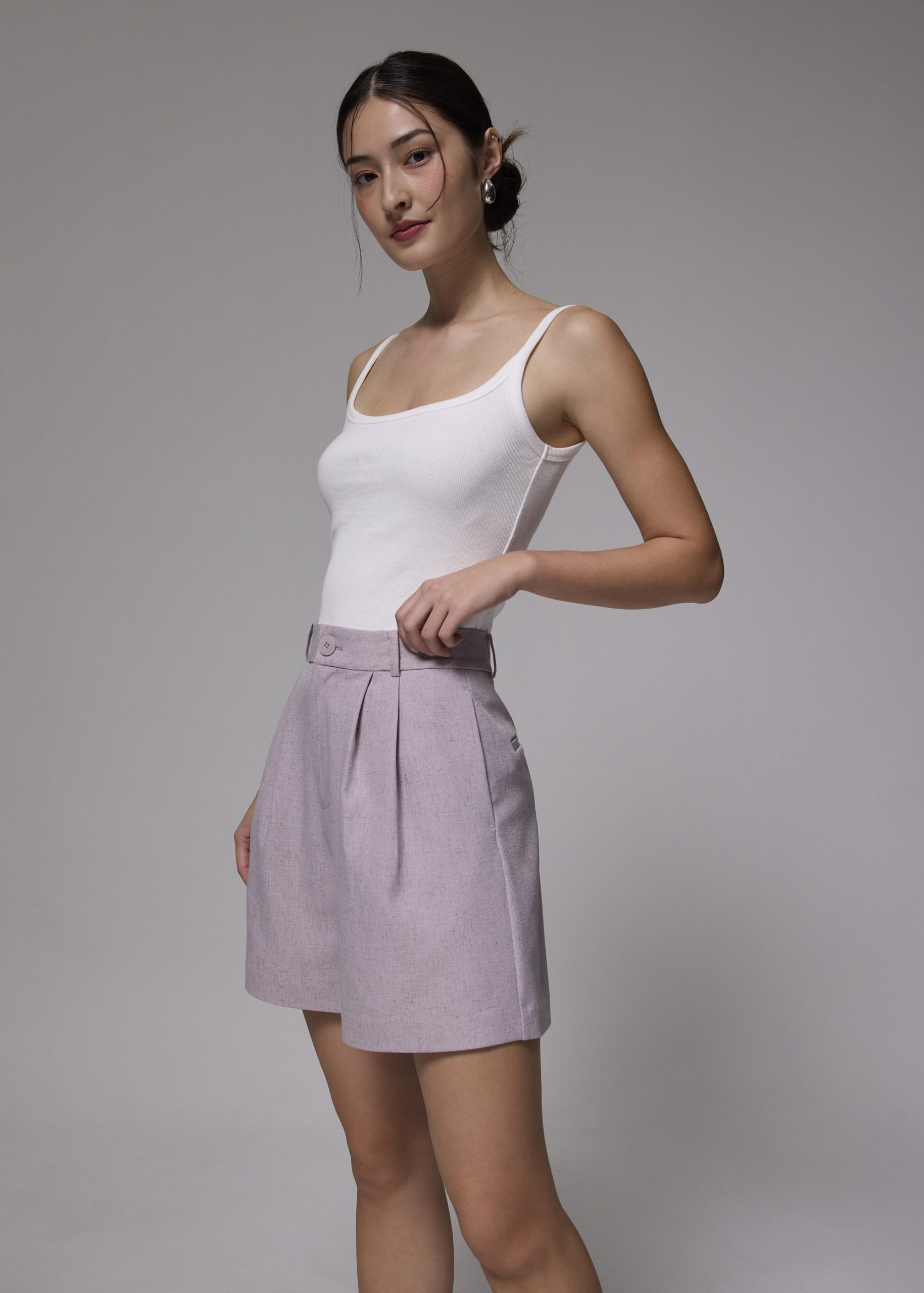High Waist A-line Shorts - Image 13