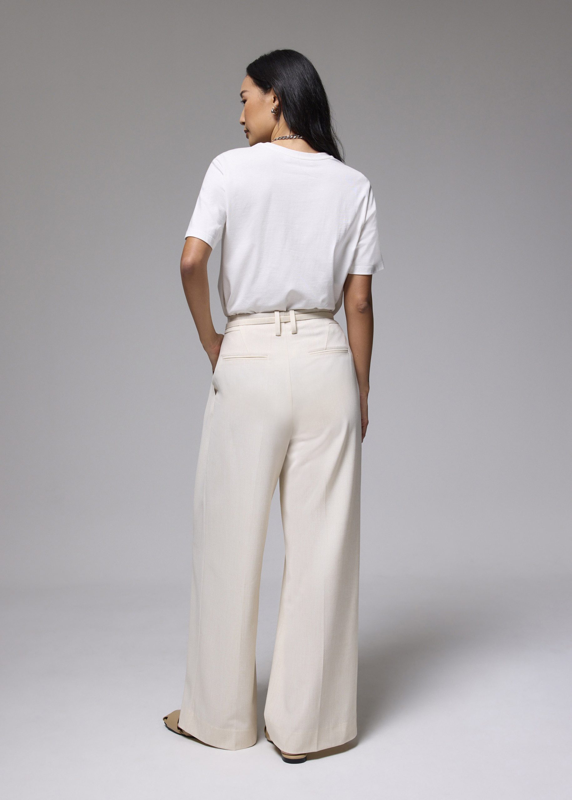Leggy??Mayumi Elastic Pleated Wide Leg Pants - Image 36