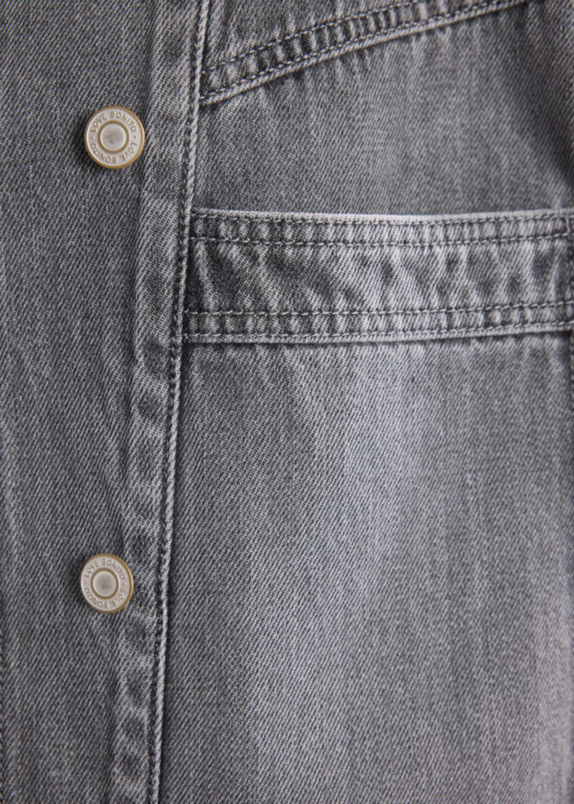 Denim Boxy Vest - Image 12