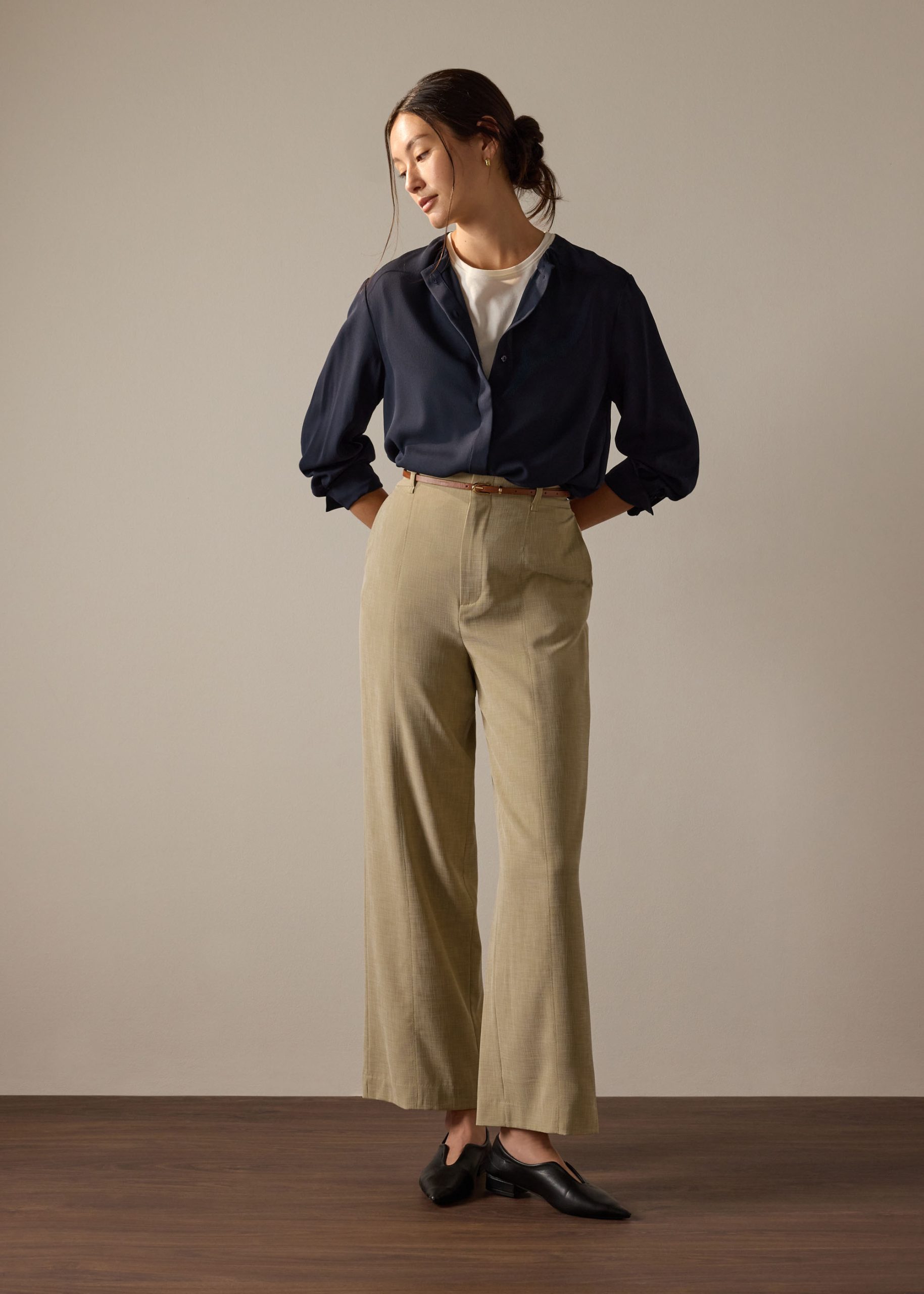 Kriti RuchedReady® Crepe Satin Blouse - Image 12