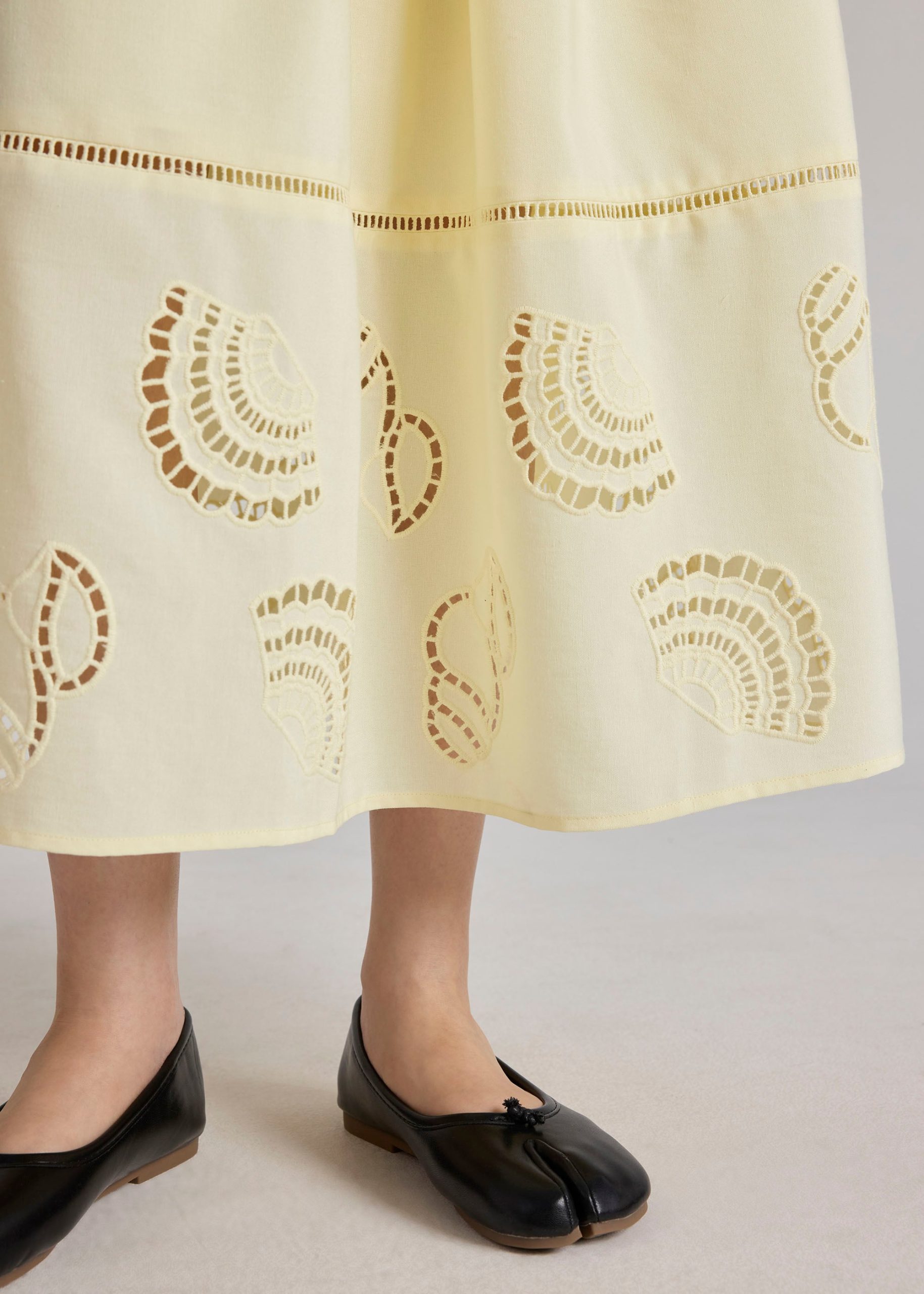 Flare Skirt in Tidal Escape Broderie - Image 10