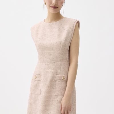 Aria Tweed A-line Mini Dress